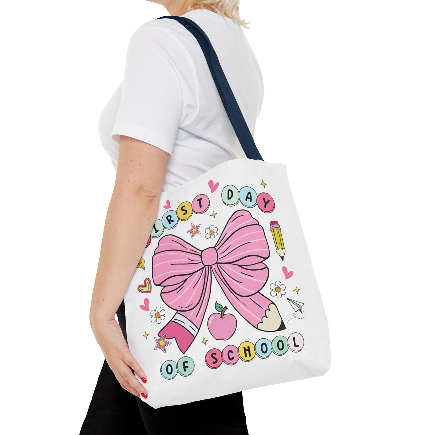 🎀 Coquette First Day of School Tote – Sweet Style for a Smart Start 📚