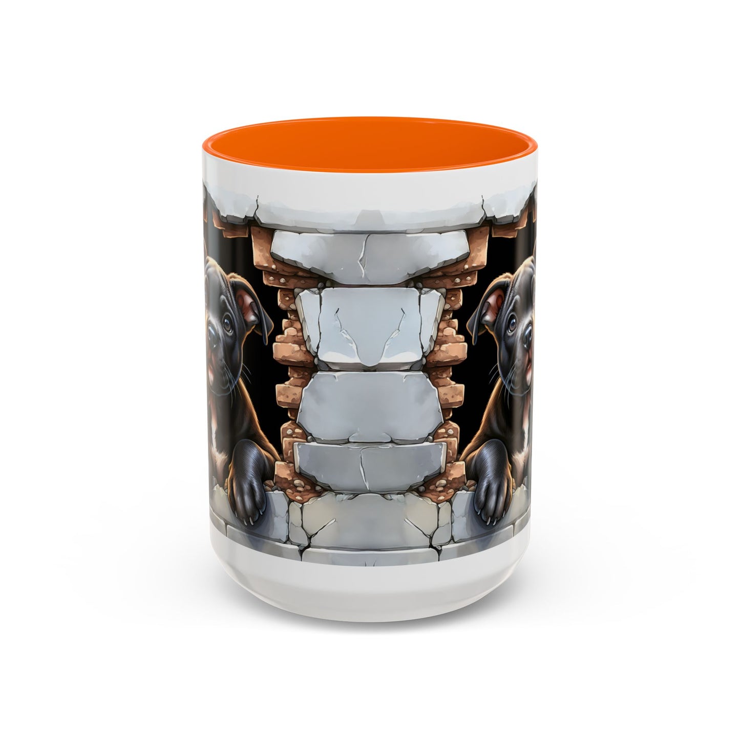 🐶☕ Pit Bull Puppy Accent Mug – Cute Breakthrough Pup Design ✨