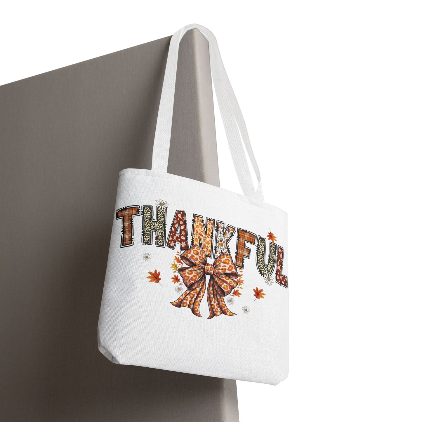 🧡 Thankful Tote Bag – Leopard Prints & Autumn Vibes in One Cozy Carryall 🍁