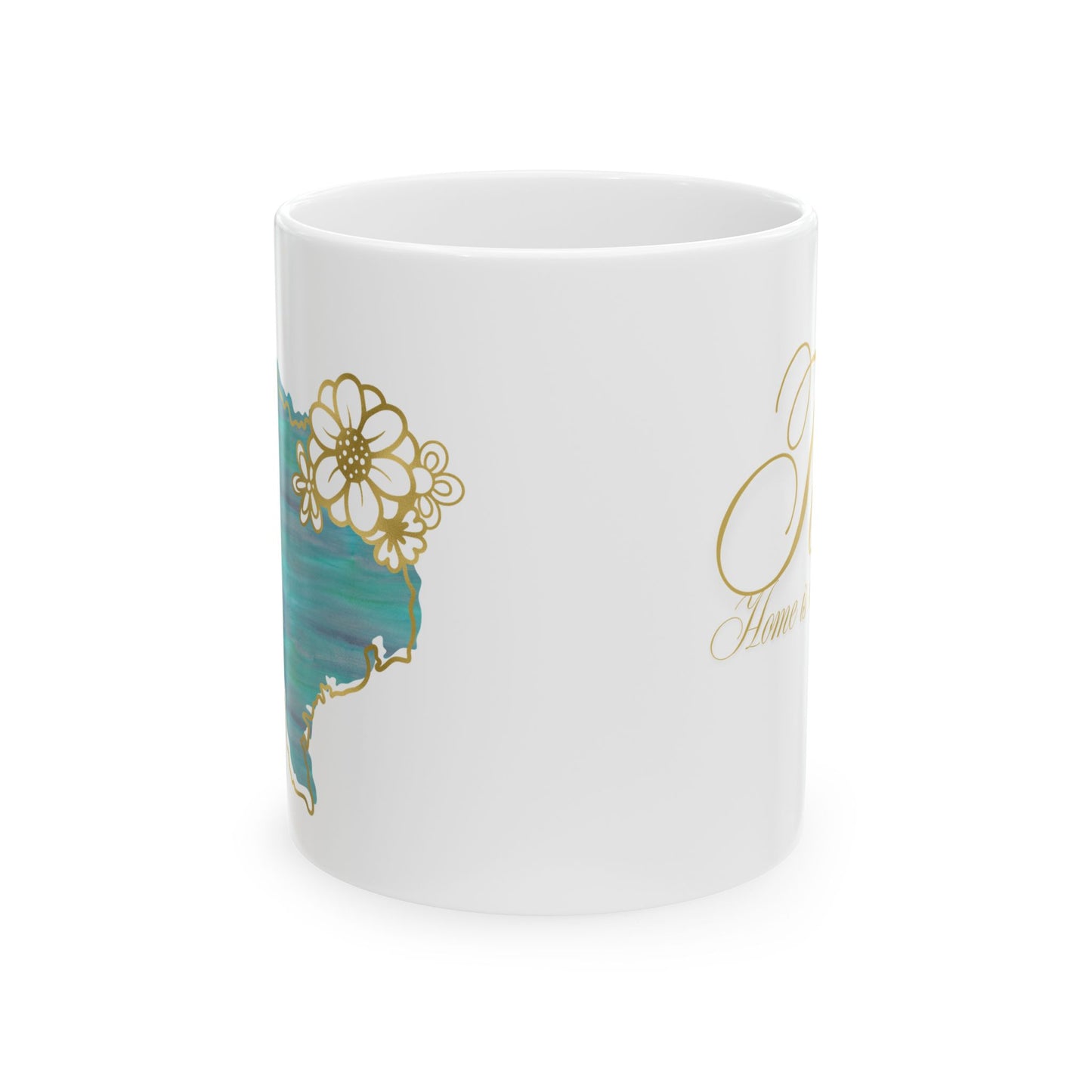 ☕ Home is Where the ❤️ Is – Texas Mug – Southern Pride in Every Sip 🤠