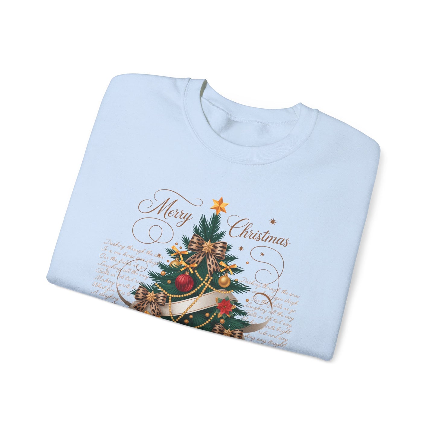 🎄✨ Merry Christmas Tree Sweatshirt – Classic Festive Elegance for 2025 ✨🎅