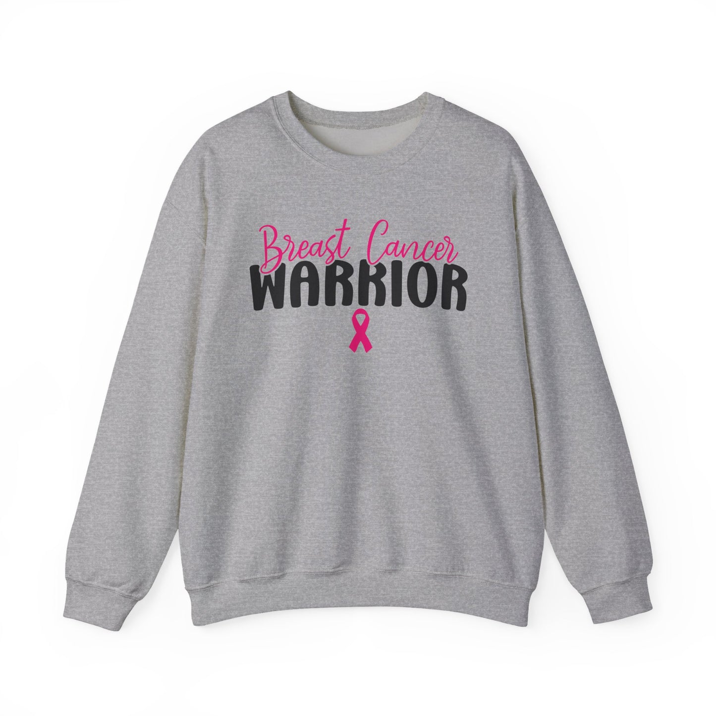 🎀💪 Breast Cancer Warrior Sweatshirt – Survivor Strength & Awareness Crewneck