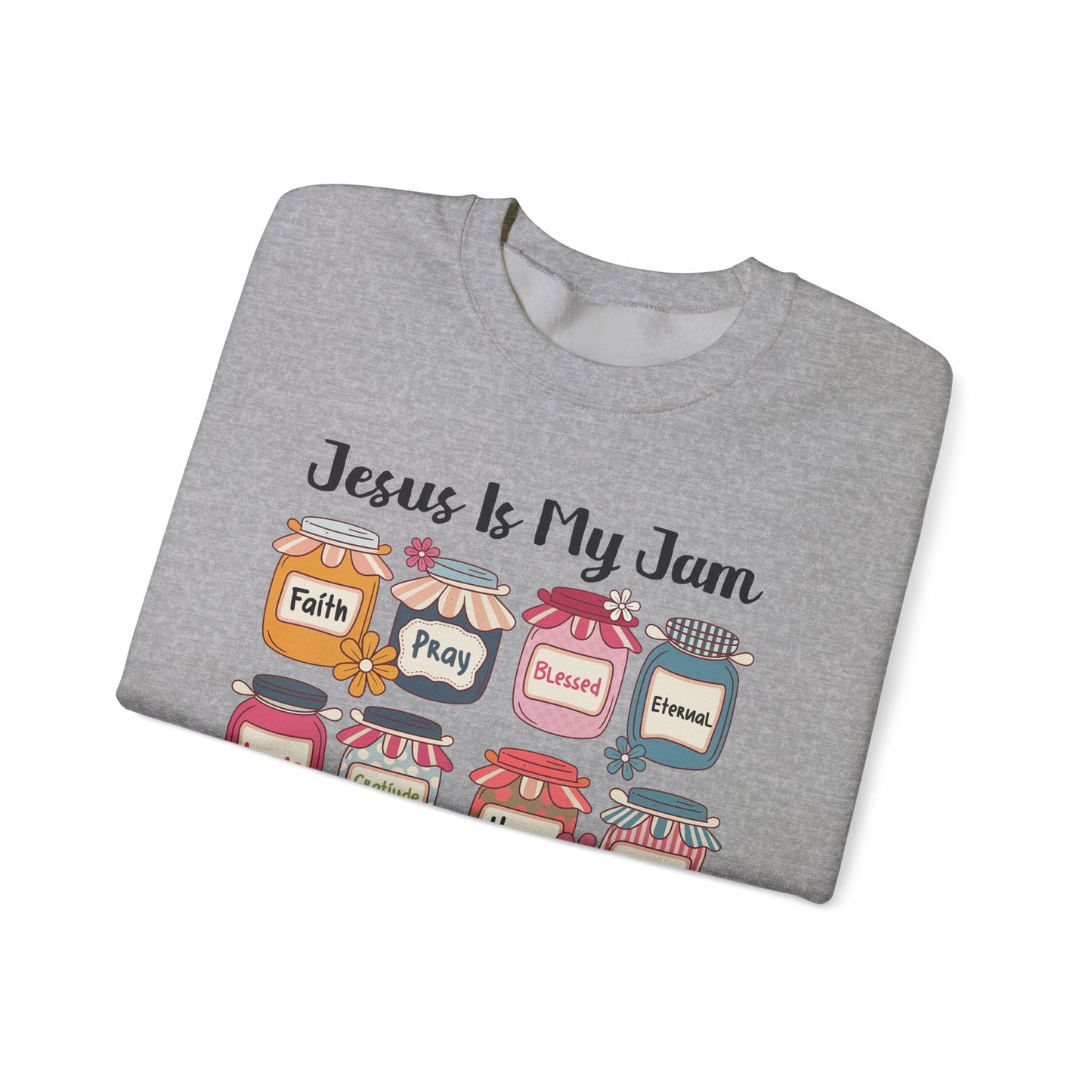 🙌✨ Jesus Is My Jam Sweatshirt – Faith, Love & Hope in Style 💖