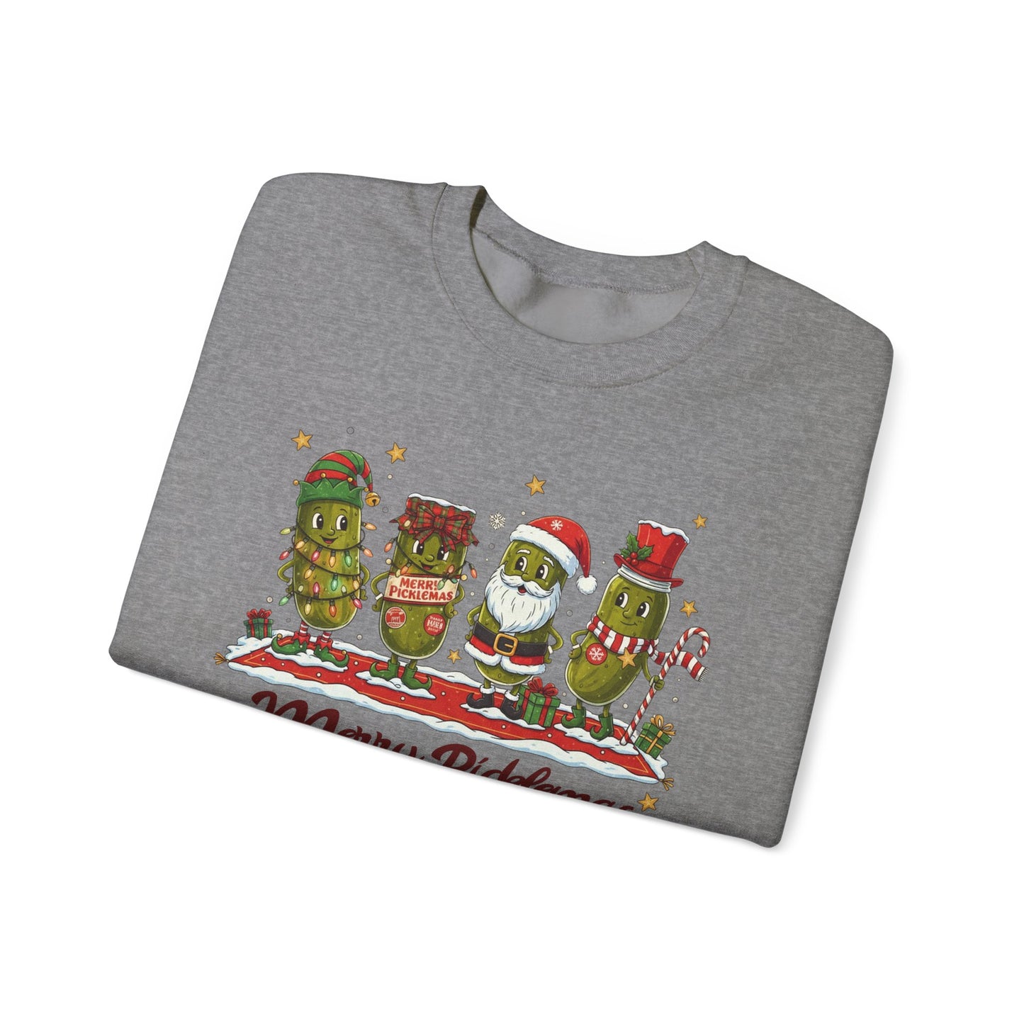 🎄🥒 Merry Picklemas Sweatshirt – Funny Holiday Dill-Lovers Gift