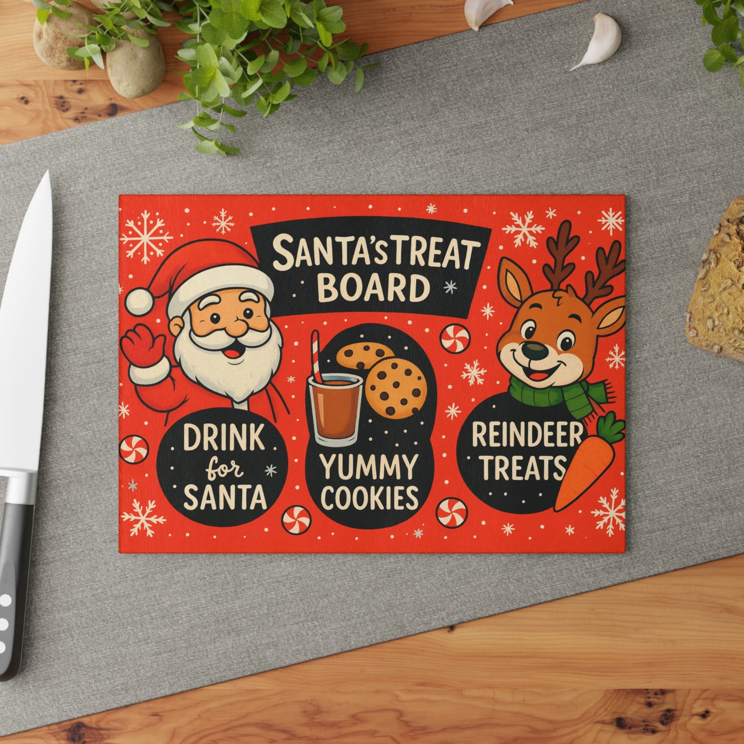 🎄🍪 Santa’s Treat Board – Magical Holiday Tradition for Kids 🎅🥛🦌