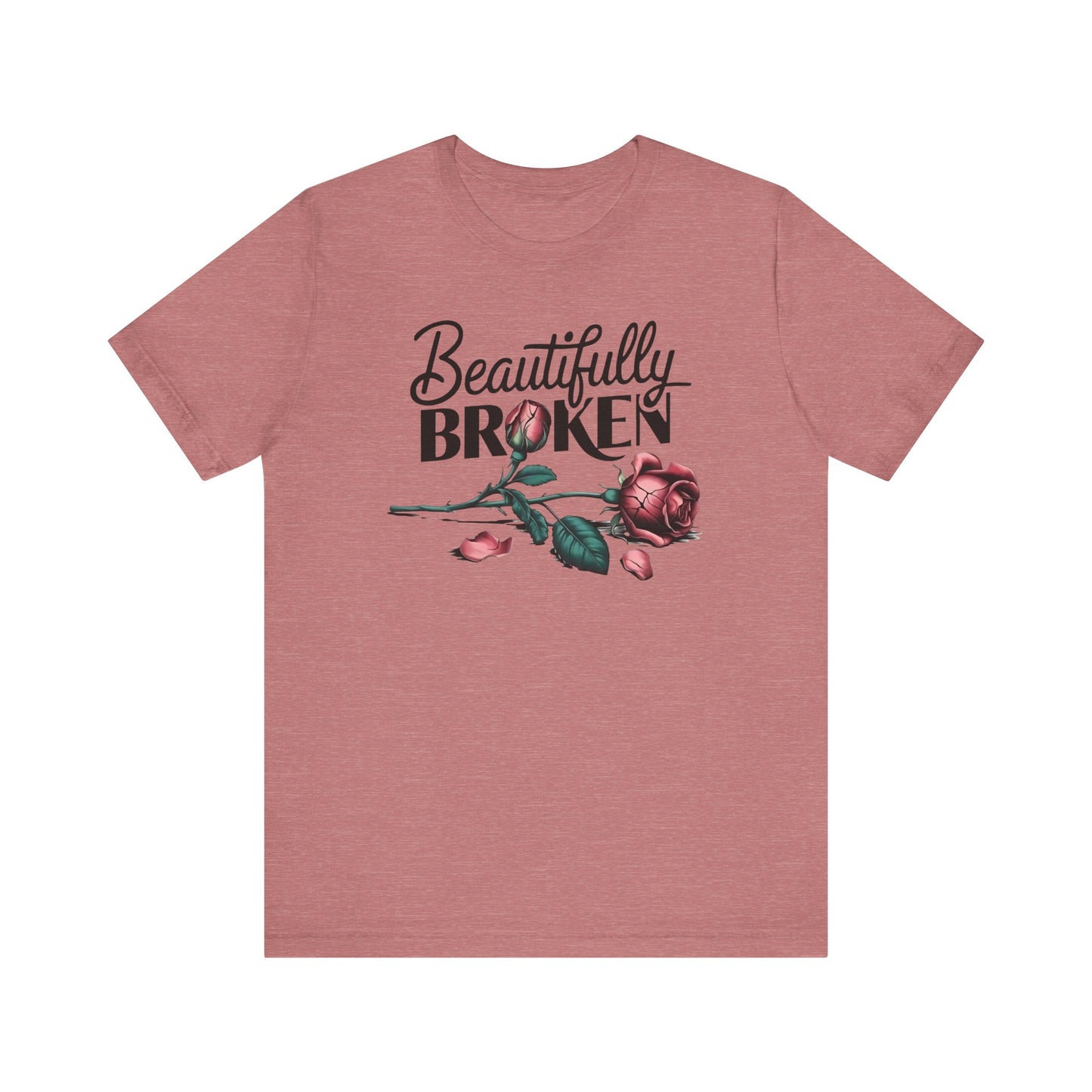 Camiseta Rosa “Beautifully Broken”: una camiseta empoderante con una elegancia suave