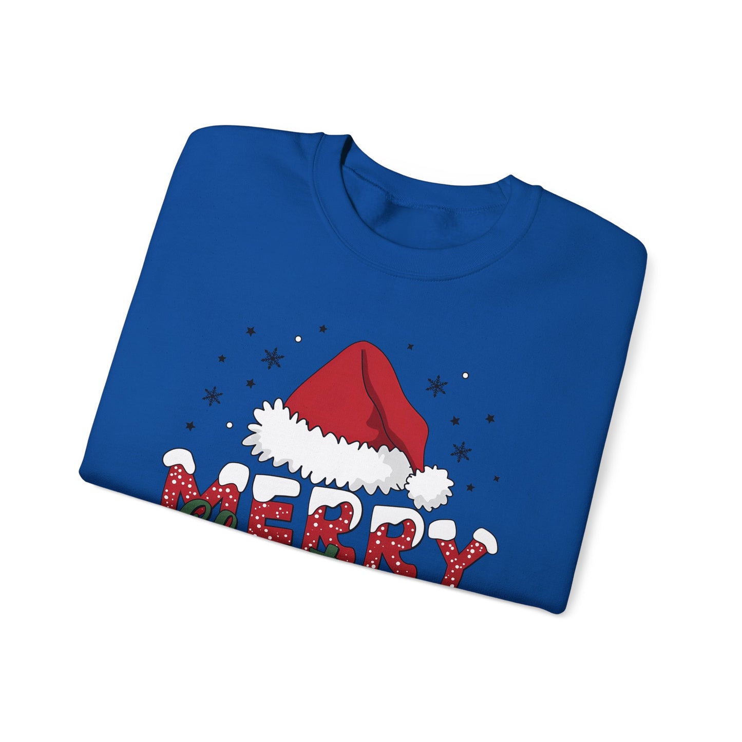 🎅✨ Merry Christmas Santa Hat Sweatshirt – Classic Festive Holiday Style
