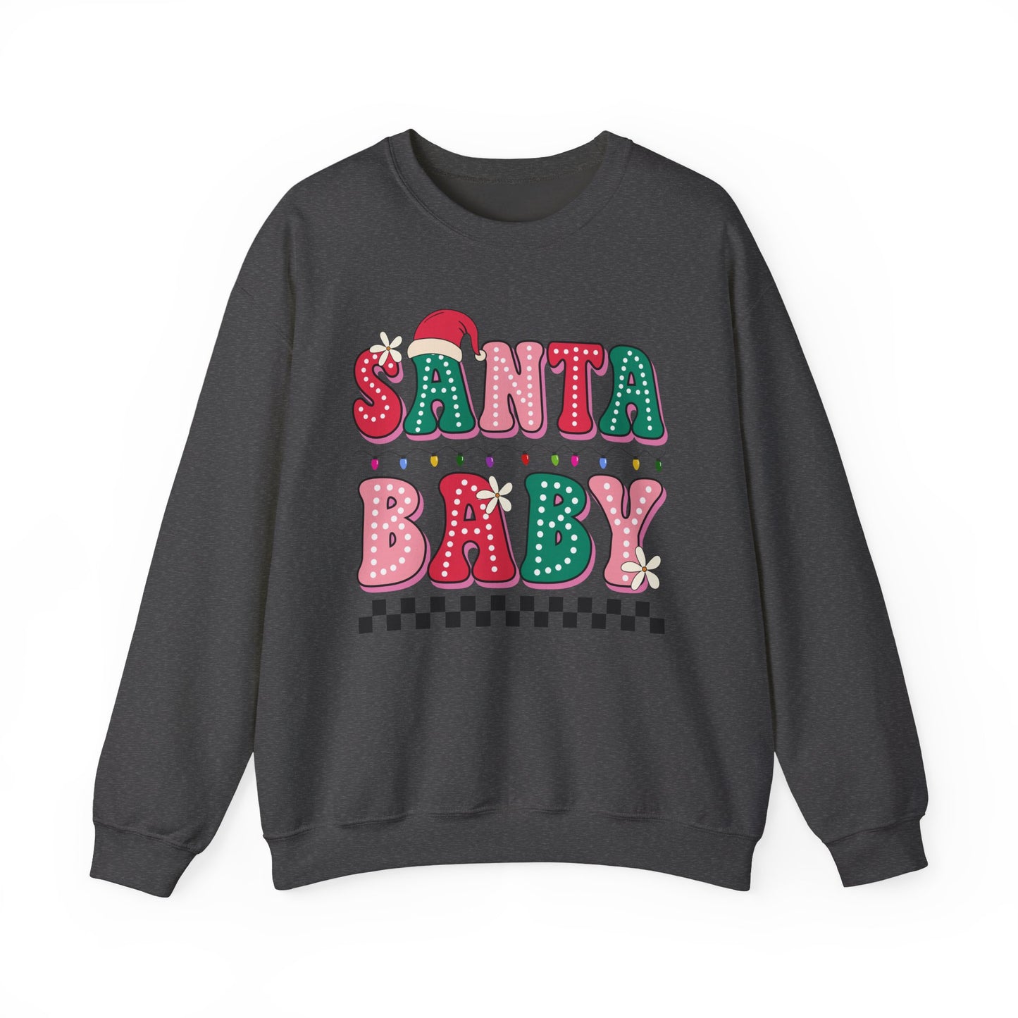 🎅✨ Santa Baby Retro Sweatshirt – Cute & Festive Holiday Style