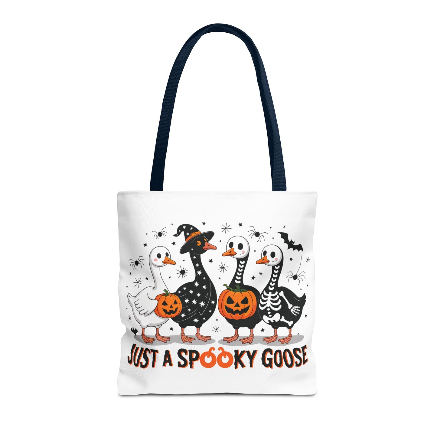 🦢 Just a Spooky Goose Tote Bag – Honkin’ Into Halloween 🎃👻