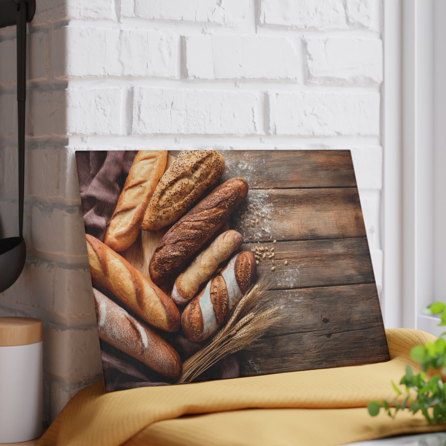 🥖✨ Rustic Baguette Bread Cutting Board – Artisan Charm for Your Kitchen 🍞