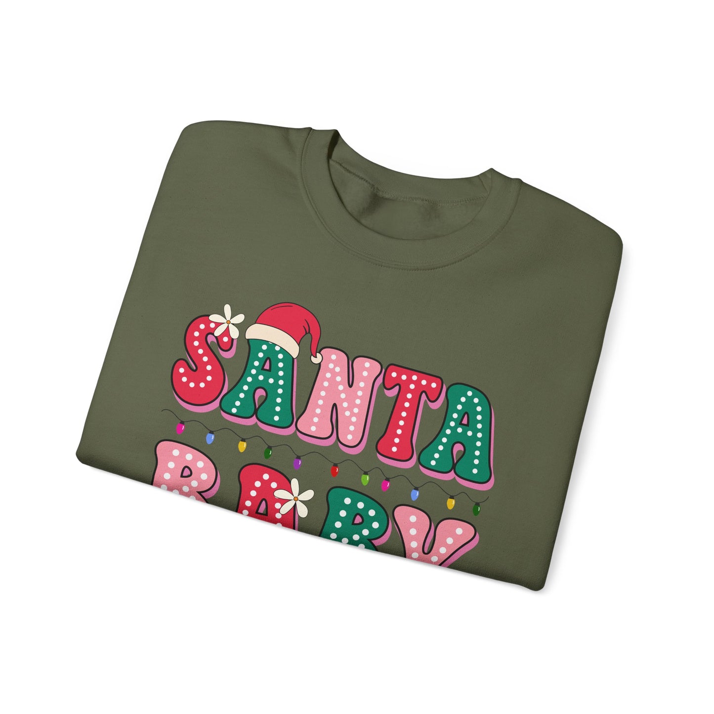 🎅✨ Santa Baby Retro Sweatshirt – Cute & Festive Holiday Style