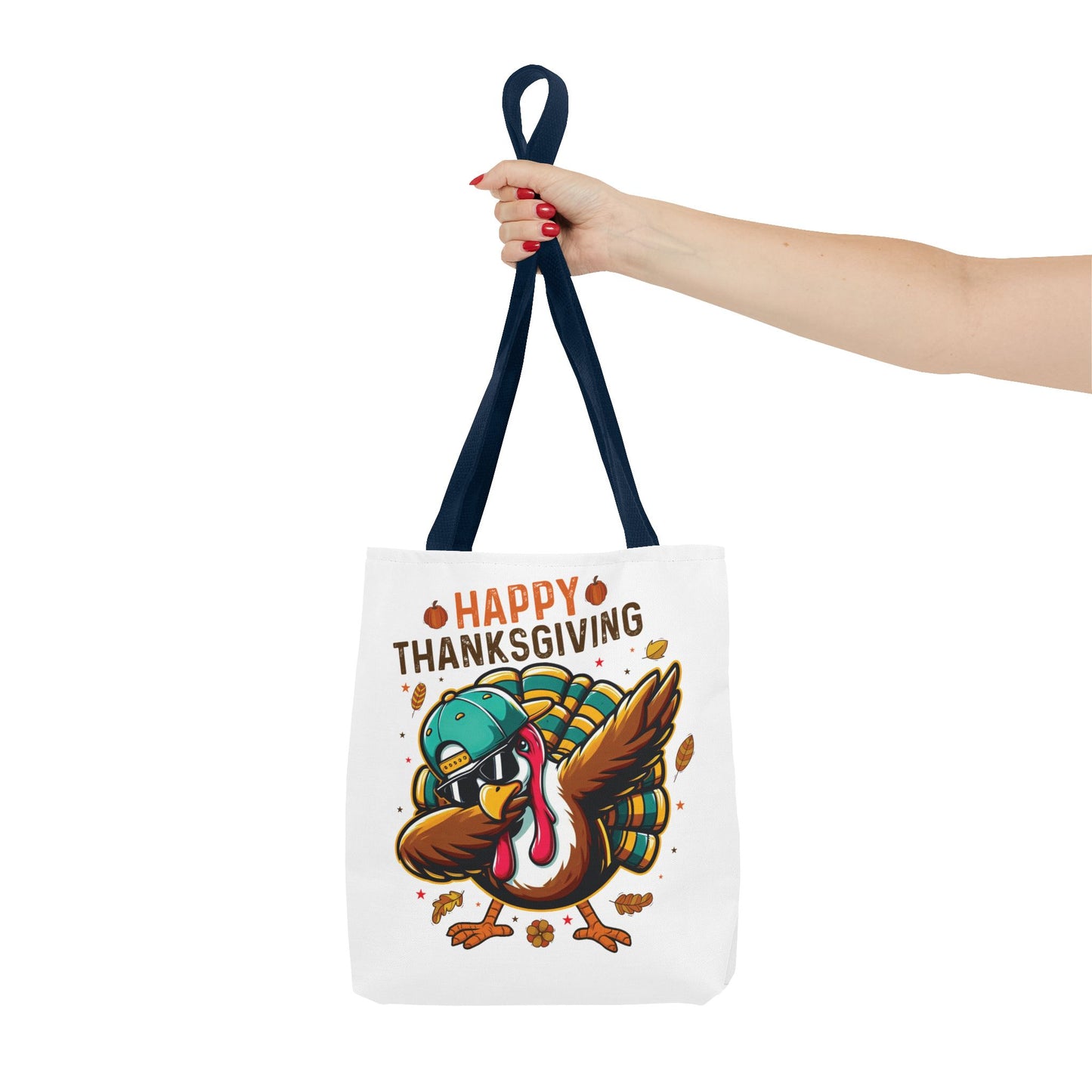 🦃 Dabbing Turkey Tote Bag – Thanksgiving Swagger with Holiday Humor
