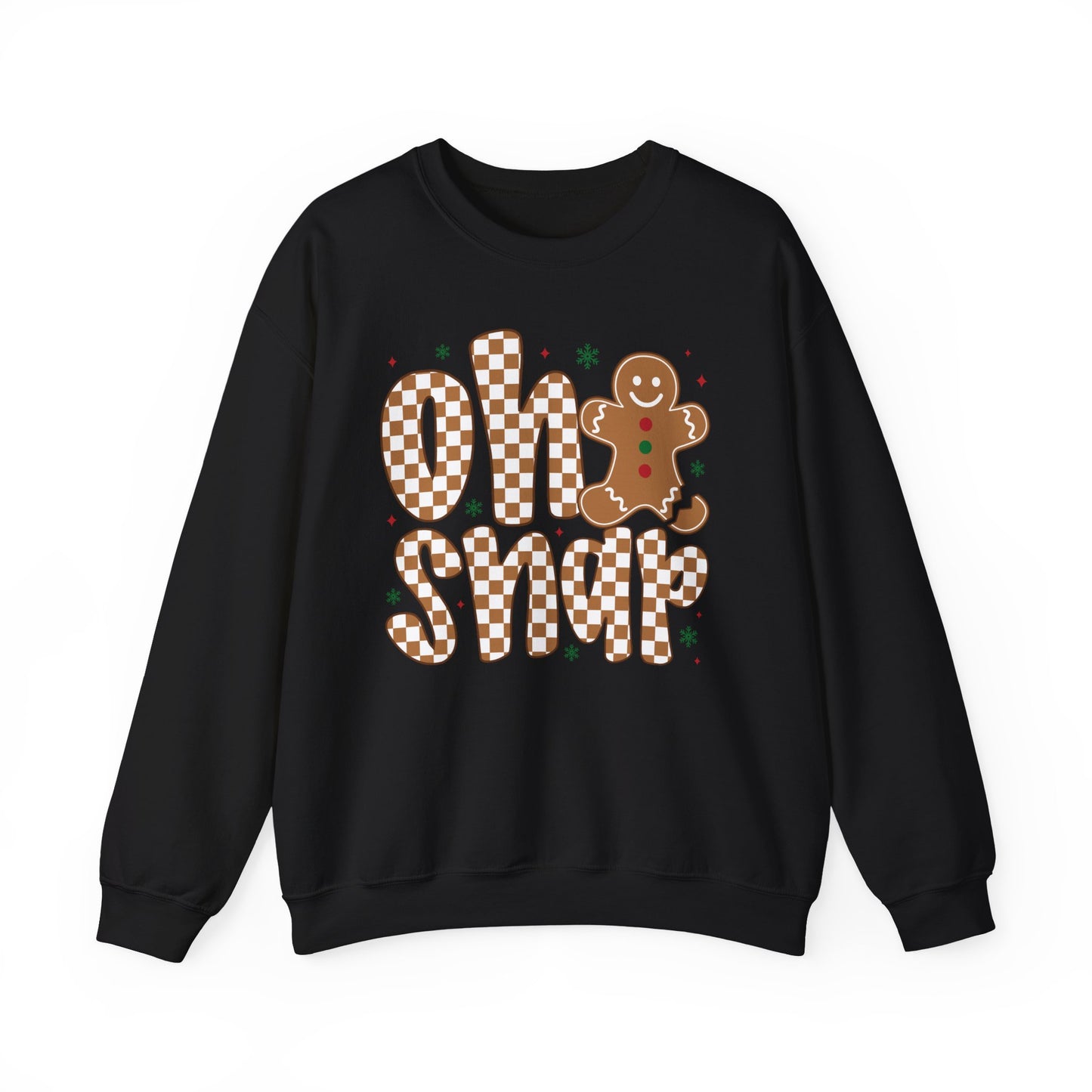 🍪✨ Oh Snap Gingerbread Crewneck – Cozy Pun for Cookie Lovers 🎄😄