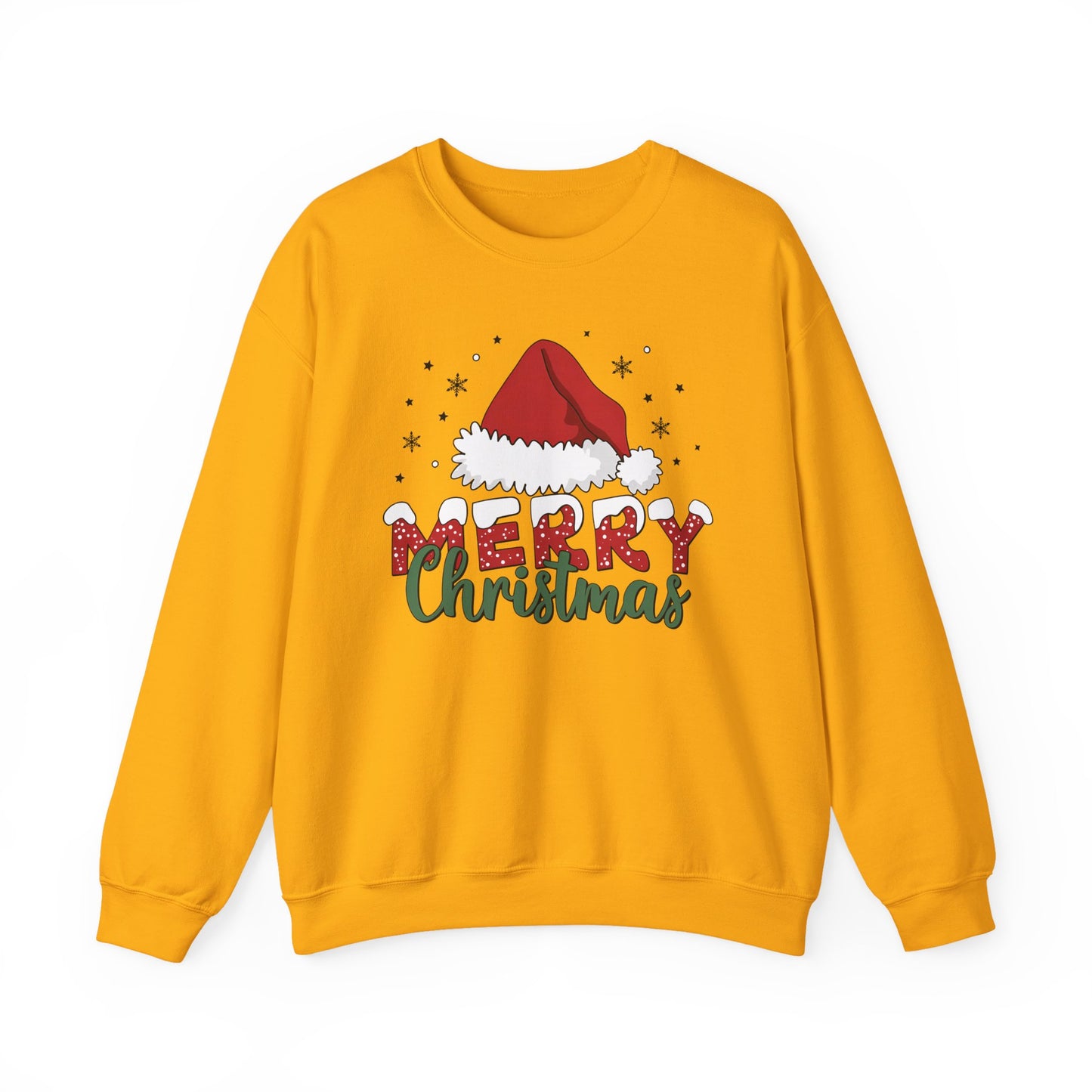 🎅✨ Merry Christmas Santa Hat Sweatshirt – Classic Festive Holiday Style