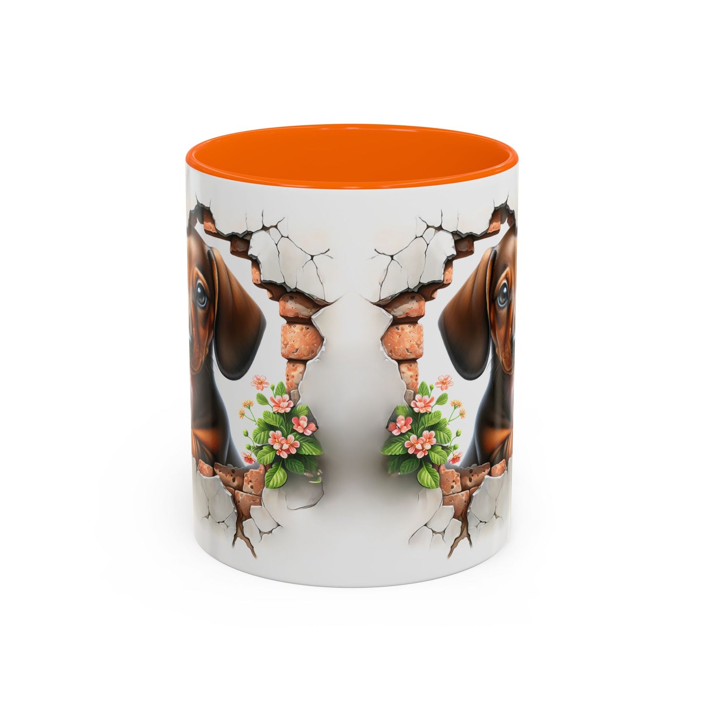 🐾🌭 Dachshund Puppy Accent Mug – Adorable Doxie Coffee Cup ☕❤️