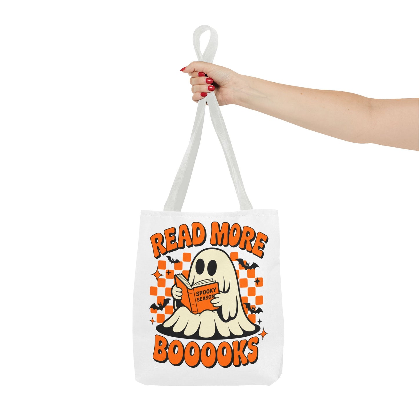📚 Read More Booooks Halloween Tote Bag – Spooky Reads in Style 👻👜