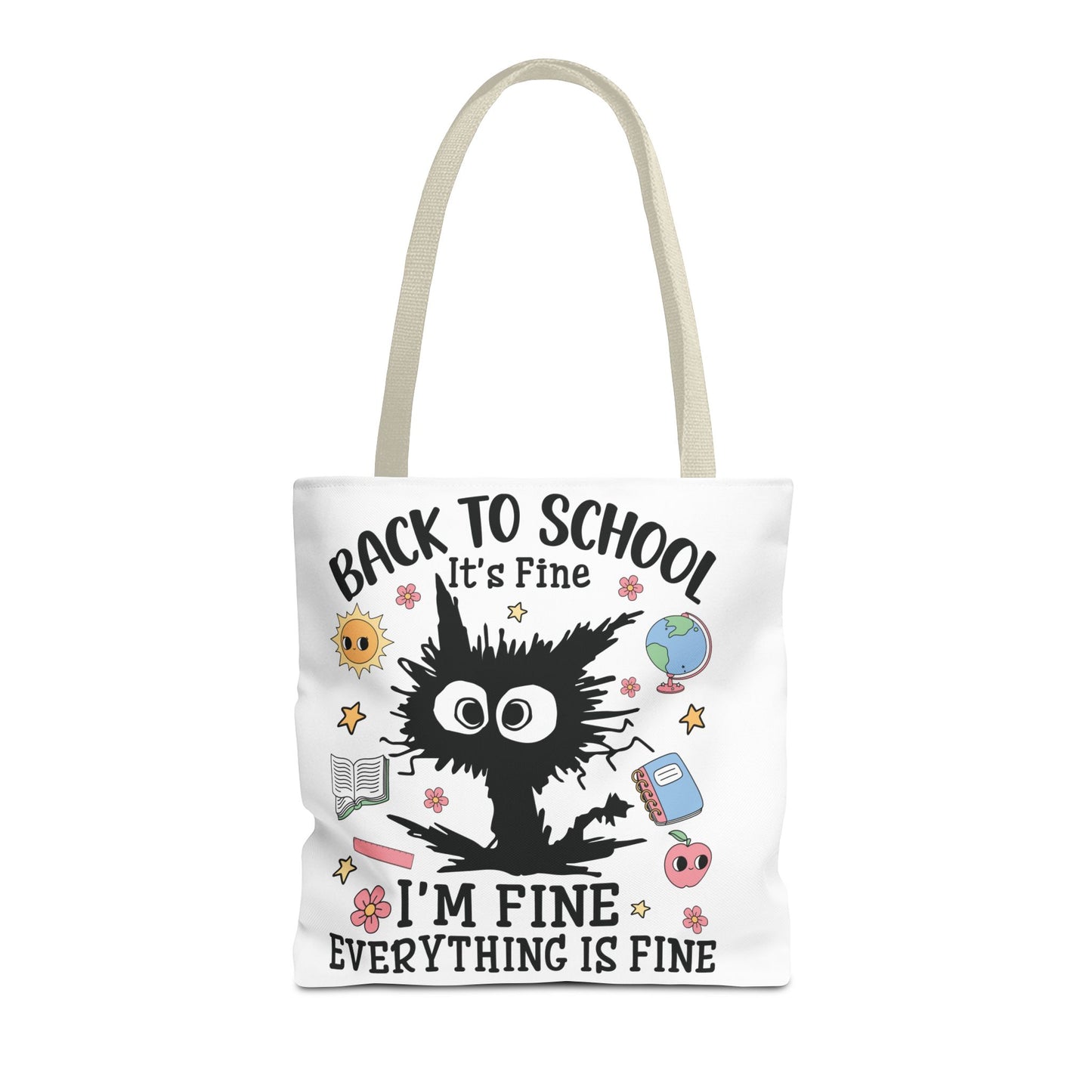 👀 I See Smart People Tote – Kawaii School Vibes with a Clever Twist 🍎