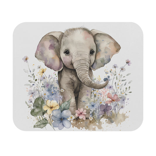 Alfombrilla de ratón con diseño de elefante majestuoso: accesorio de escritorio duradero y elegante