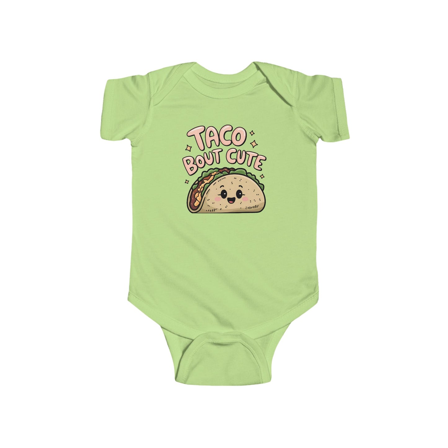 Taco ’Bout Cute Baby Onesie – Adorable Foodie Outfit for Your Little Snack! 🌮💛
