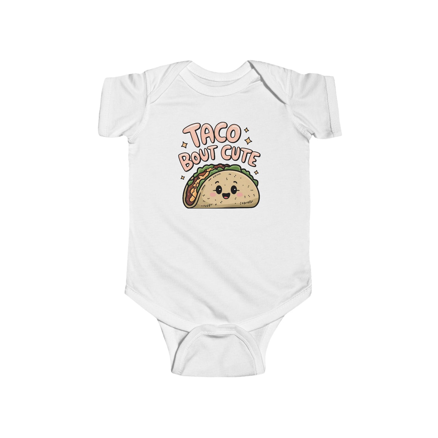 Taco ’Bout Cute Baby Onesie – Adorable Foodie Outfit for Your Little Snack! 🌮💛