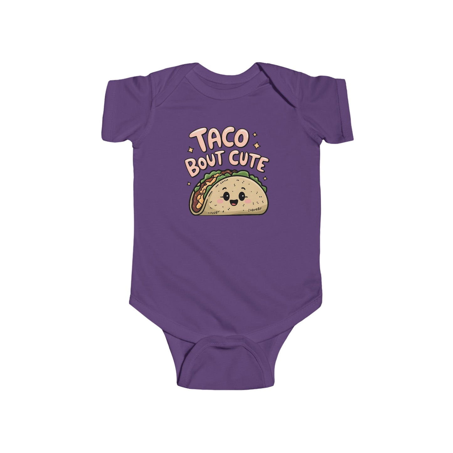 Taco ’Bout Cute Baby Onesie – Adorable Foodie Outfit for Your Little Snack! 🌮💛