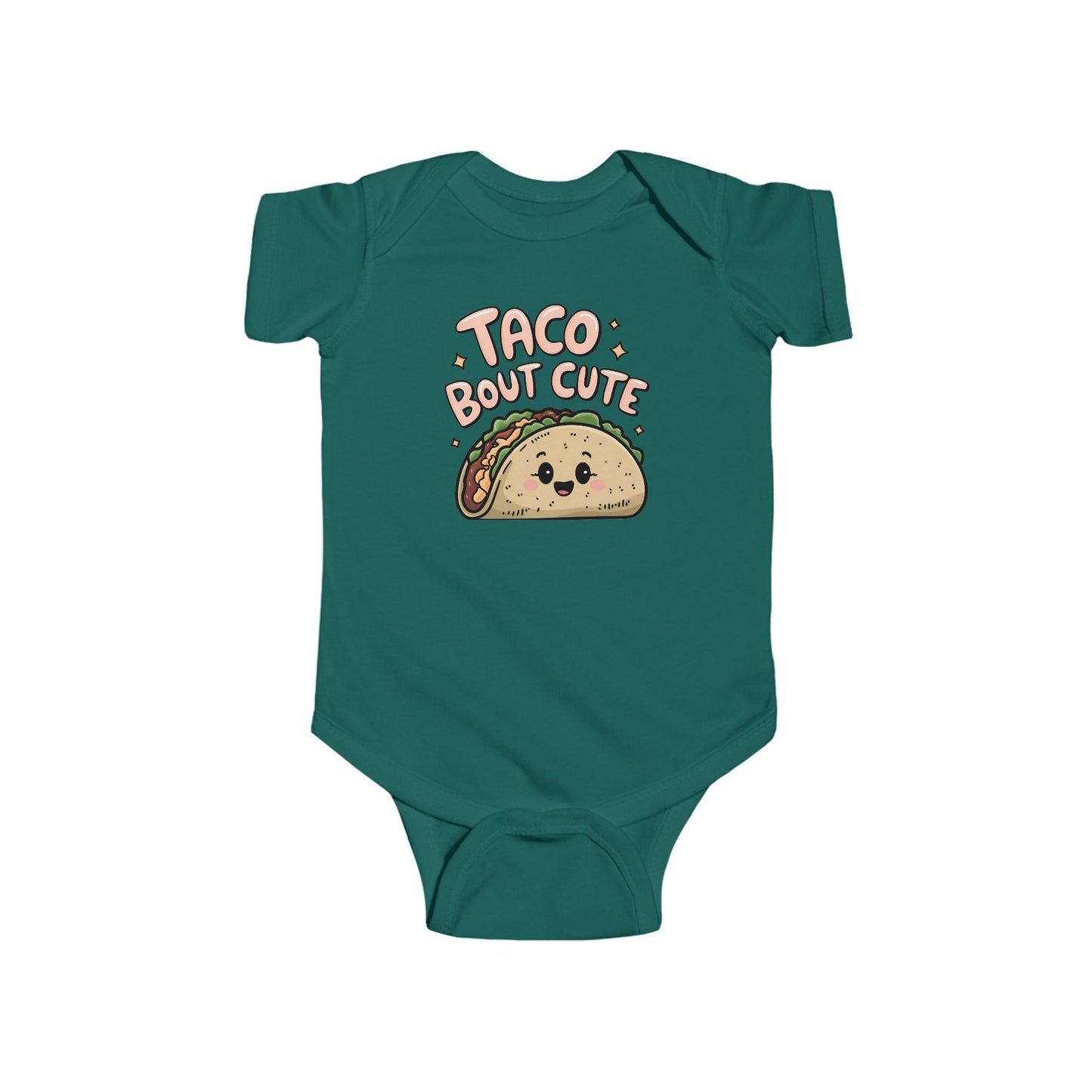 Taco ’Bout Cute Baby Onesie – Adorable Foodie Outfit for Your Little Snack! 🌮💛