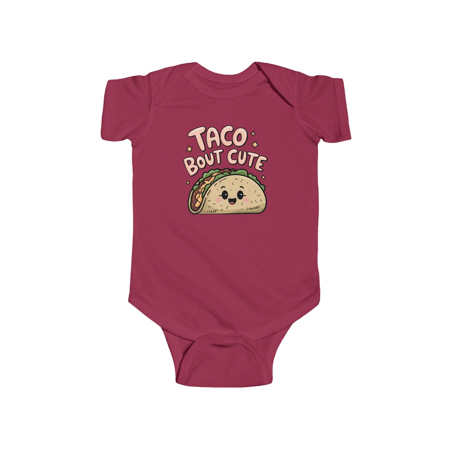 Taco ’Bout Cute Baby Onesie – Adorable Foodie Outfit for Your Little Snack! 🌮💛