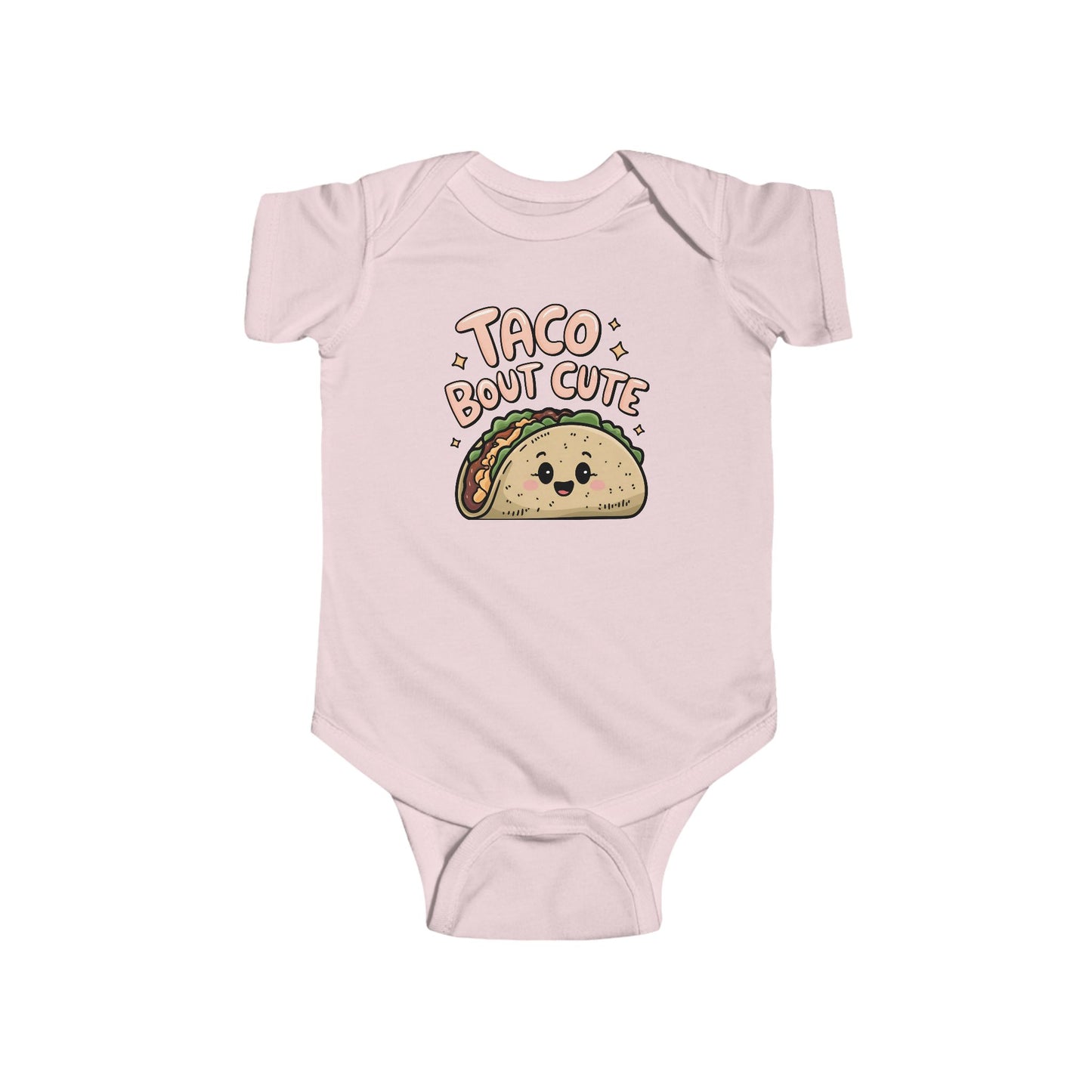 Taco ’Bout Cute Baby Onesie – Adorable Foodie Outfit for Your Little Snack! 🌮💛