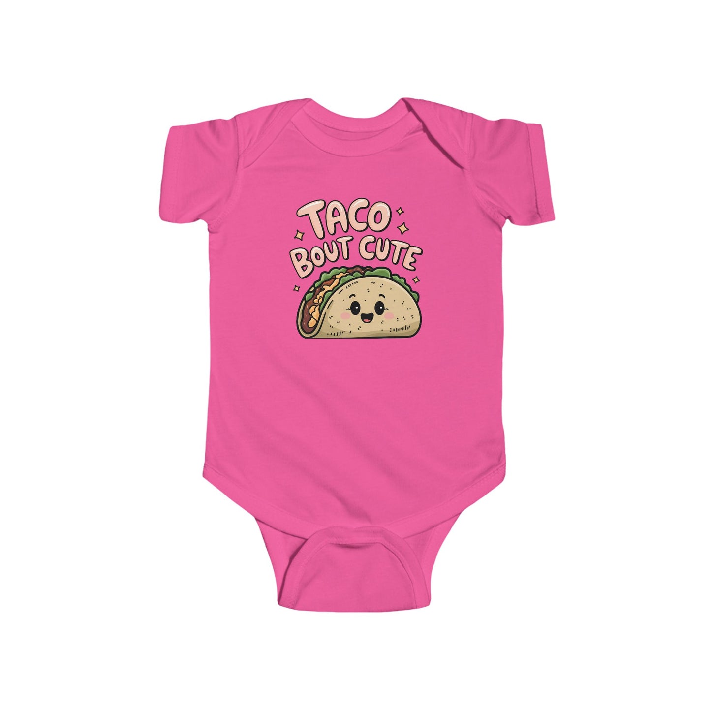 Taco ’Bout Cute Baby Onesie – Adorable Foodie Outfit for Your Little Snack! 🌮💛