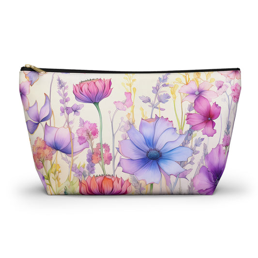 Accessory Pouch – Floral Garden Makeup Bag