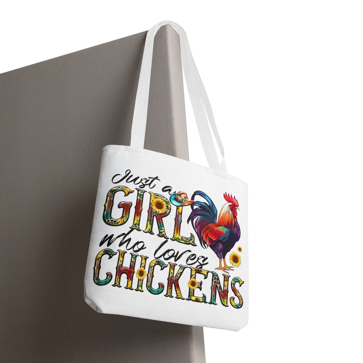 🐔 Solo una chica que ama las gallinas: Bolsa de tela estilo granja para amantes de las gallinas