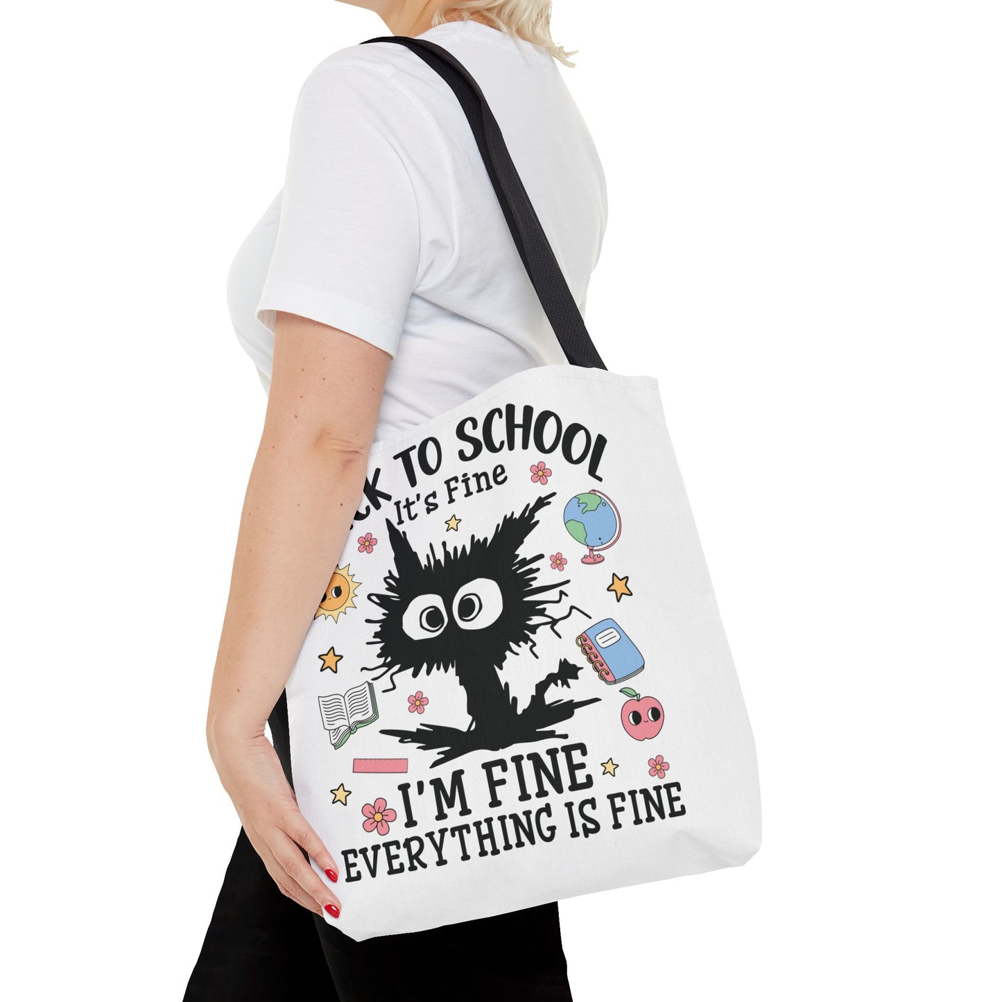 👀 I See Smart People Tote – Kawaii School Vibes with a Clever Twist 🍎