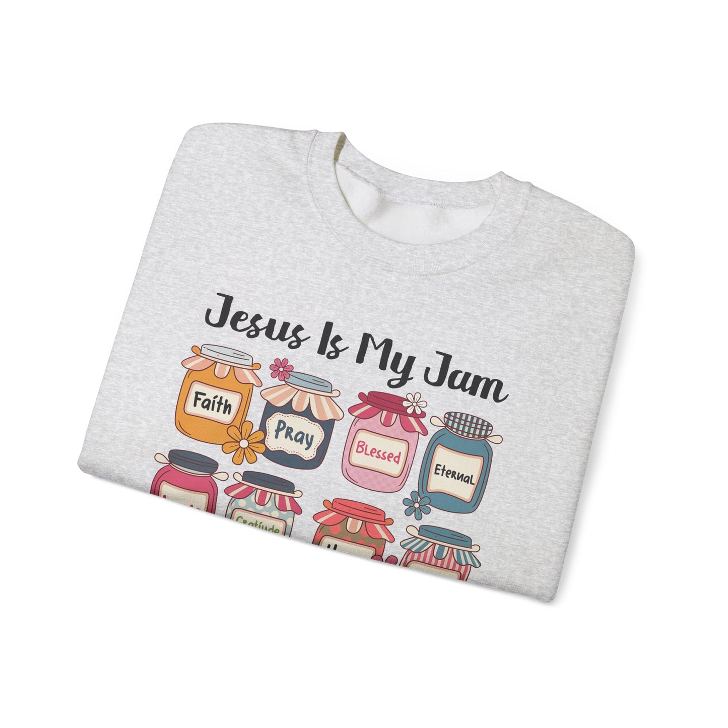 🙌✨ Jesus Is My Jam Sweatshirt – Faith, Love & Hope in Style 💖