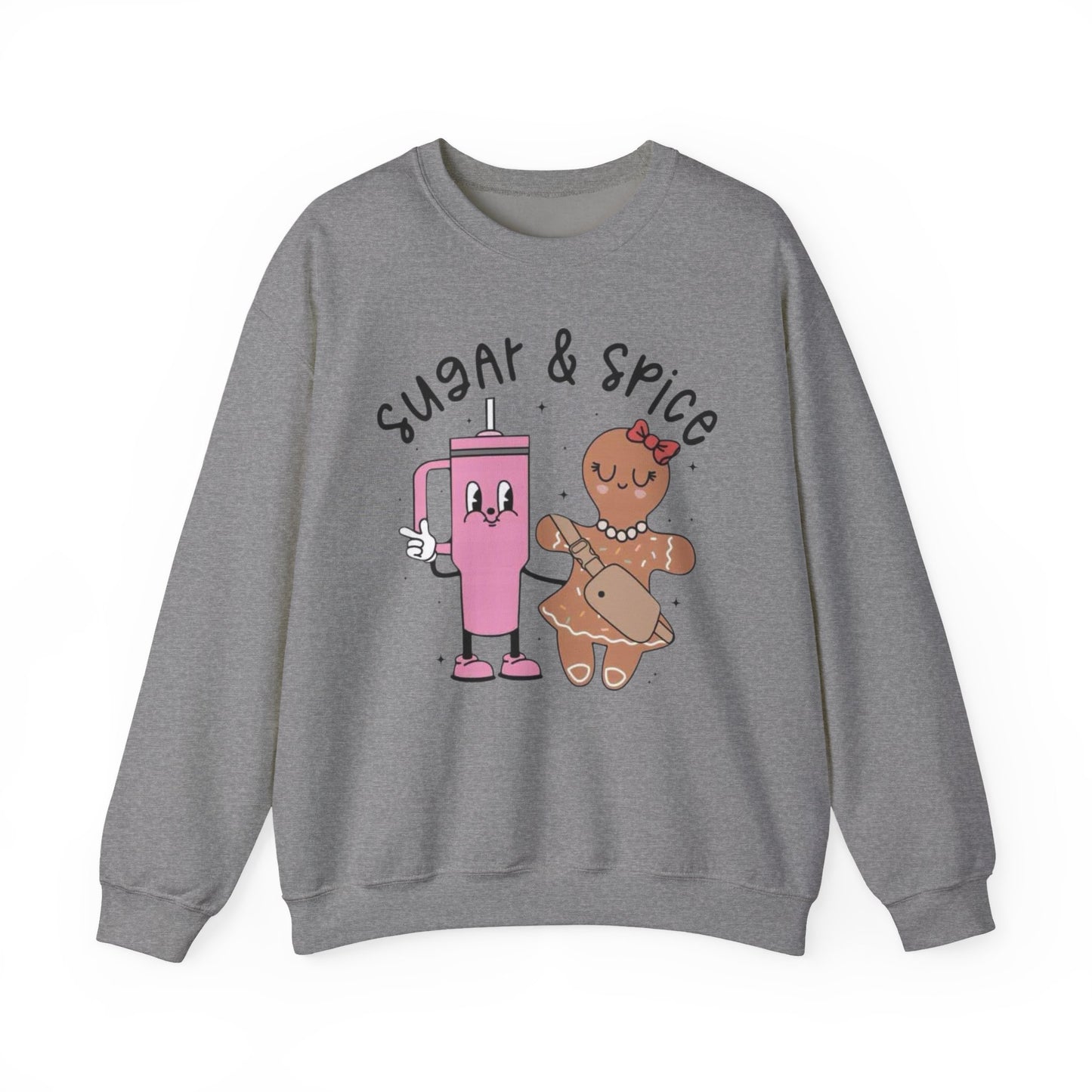 🍬✨ Sugar & Spice Sweatshirt – Sweet Gingerbread & Cozy Vibes 🎄☕