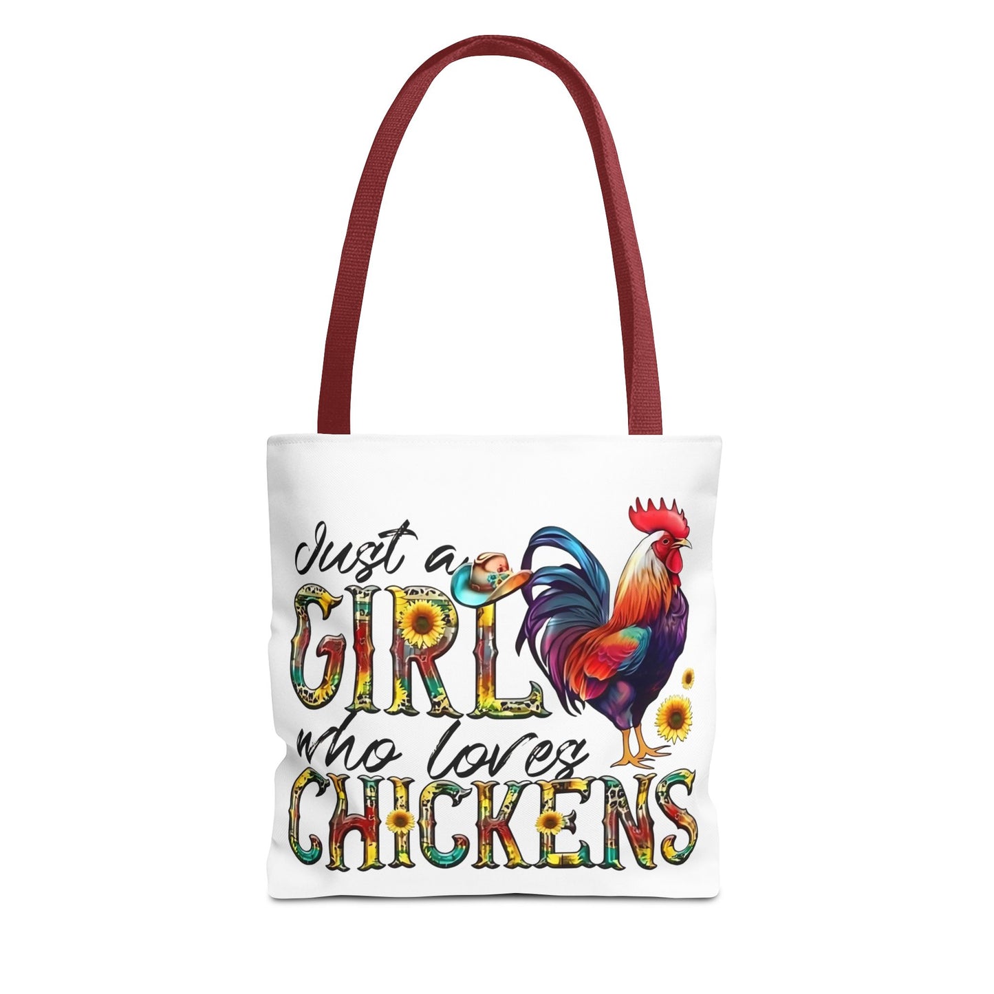 🐔 Solo una chica que ama las gallinas: Bolsa de tela estilo granja para amantes de las gallinas