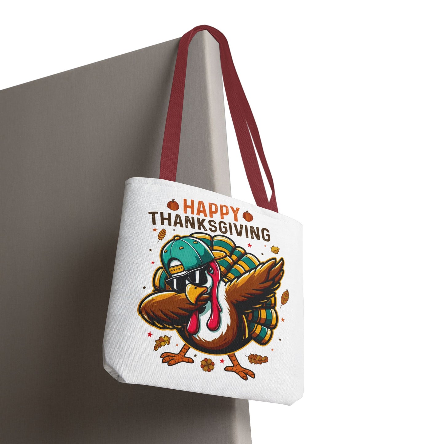 🦃 Dabbing Turkey Tote Bag – Thanksgiving Swagger with Holiday Humor