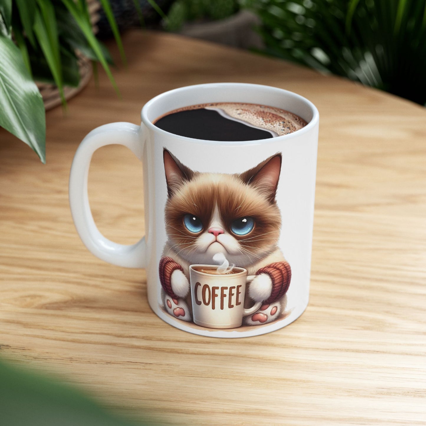Regalo para amantes de los gatos, tazas personalizadas, taza de gato gruñón, regalo divertido para amantes de los gatos, taza sarcástica para mascotas, regalo humorístico para dueños de gatos, taza personalizada, regalos para gatos