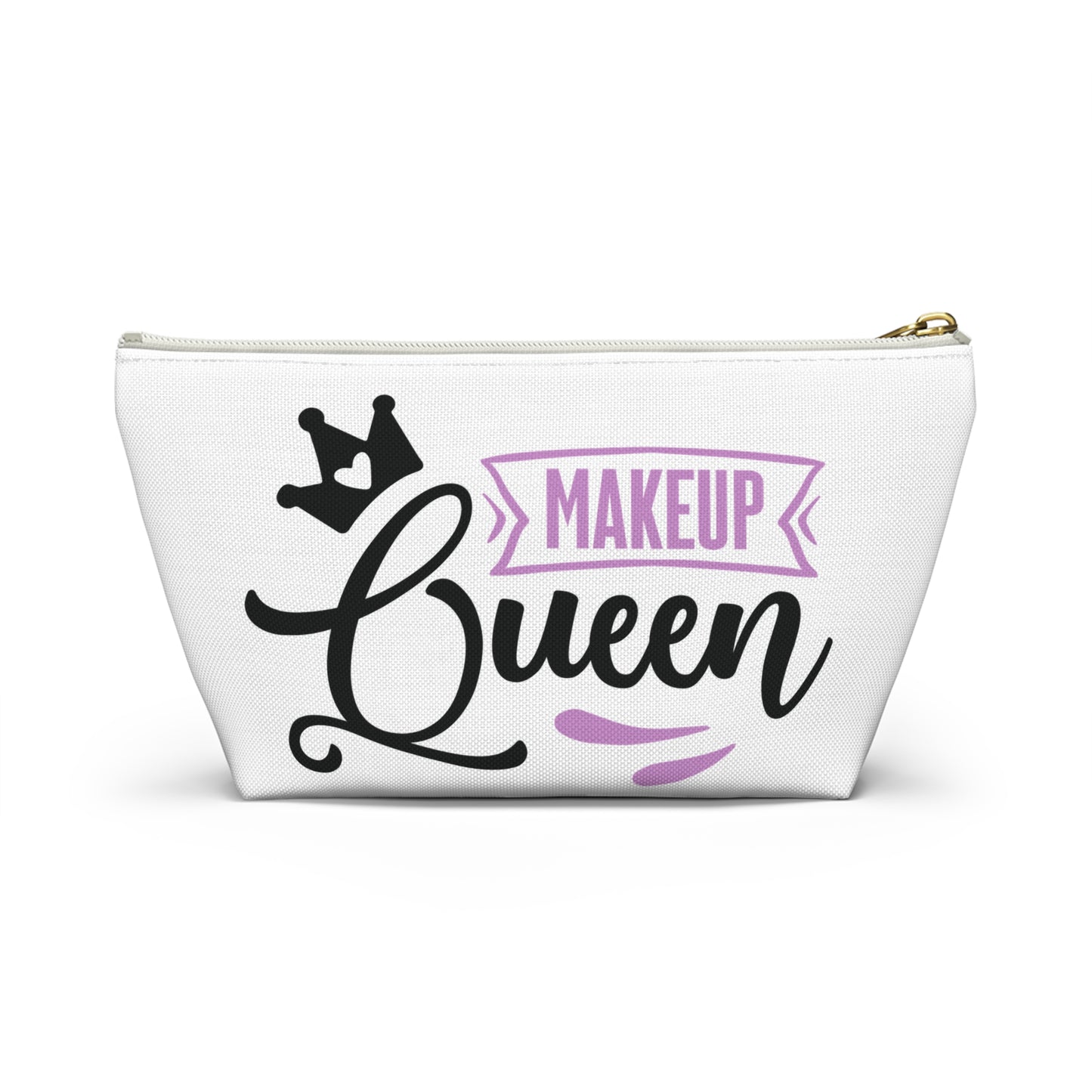 Accessory Pouch – "Makeup Queen" Purple Makeup Bag