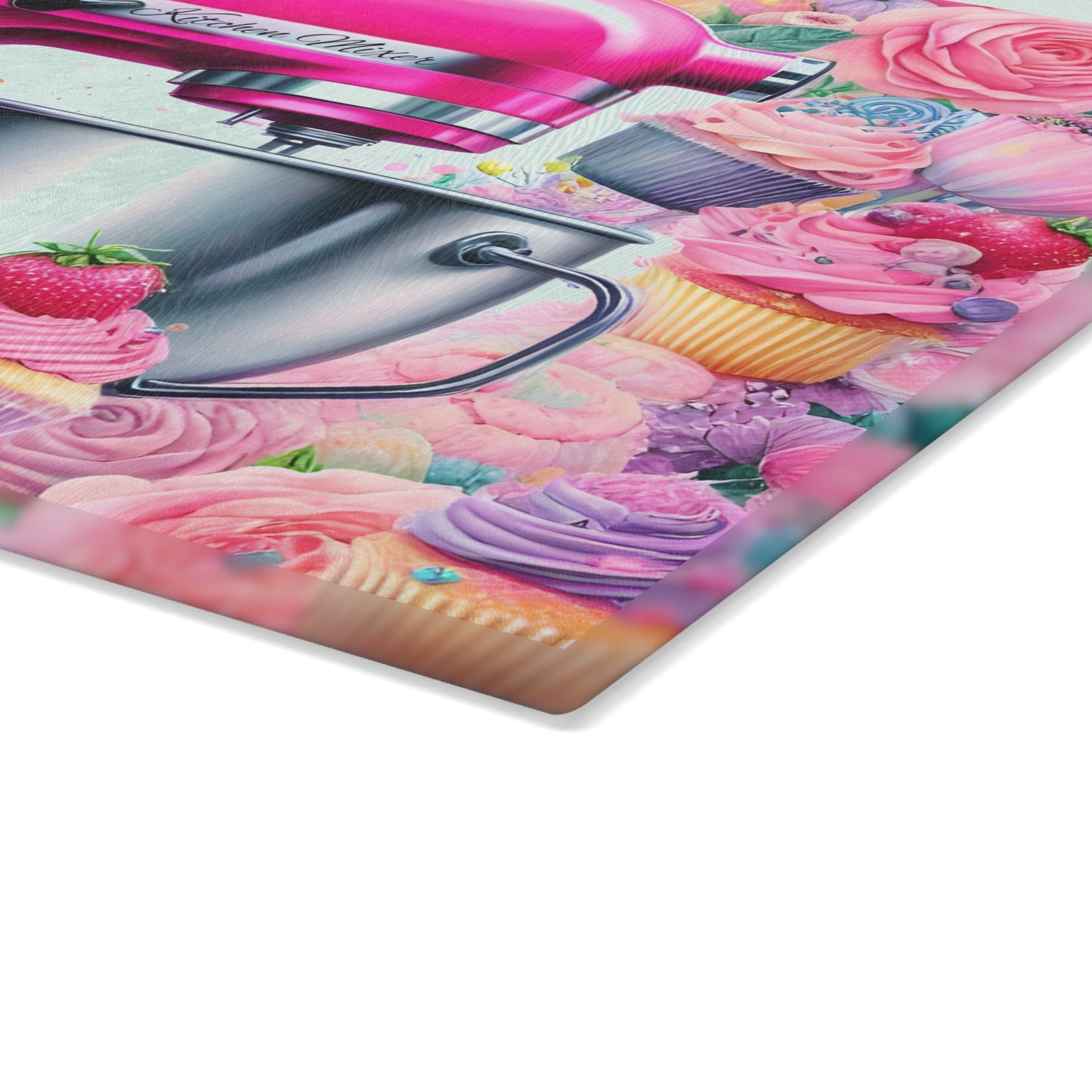 💖 Pink Kitchen Mixer Cutting Board – Sweet Baking Bliss for Your Kitchen 🍰