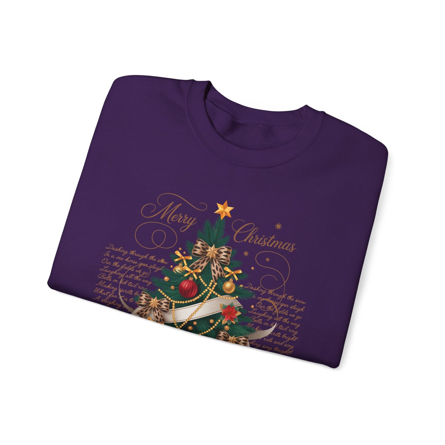 🎄✨ Merry Christmas Tree Sweatshirt – Classic Festive Elegance for 2025 ✨🎅