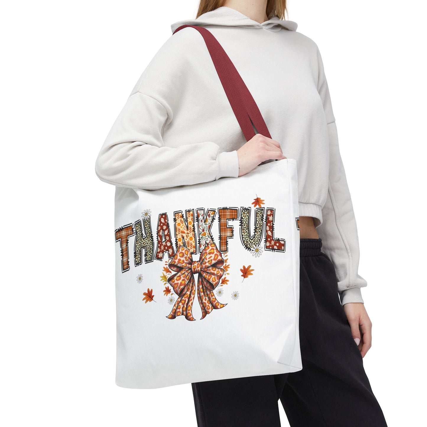 🧡 Thankful Tote Bag – Leopard Prints & Autumn Vibes in One Cozy Carryall 🍁