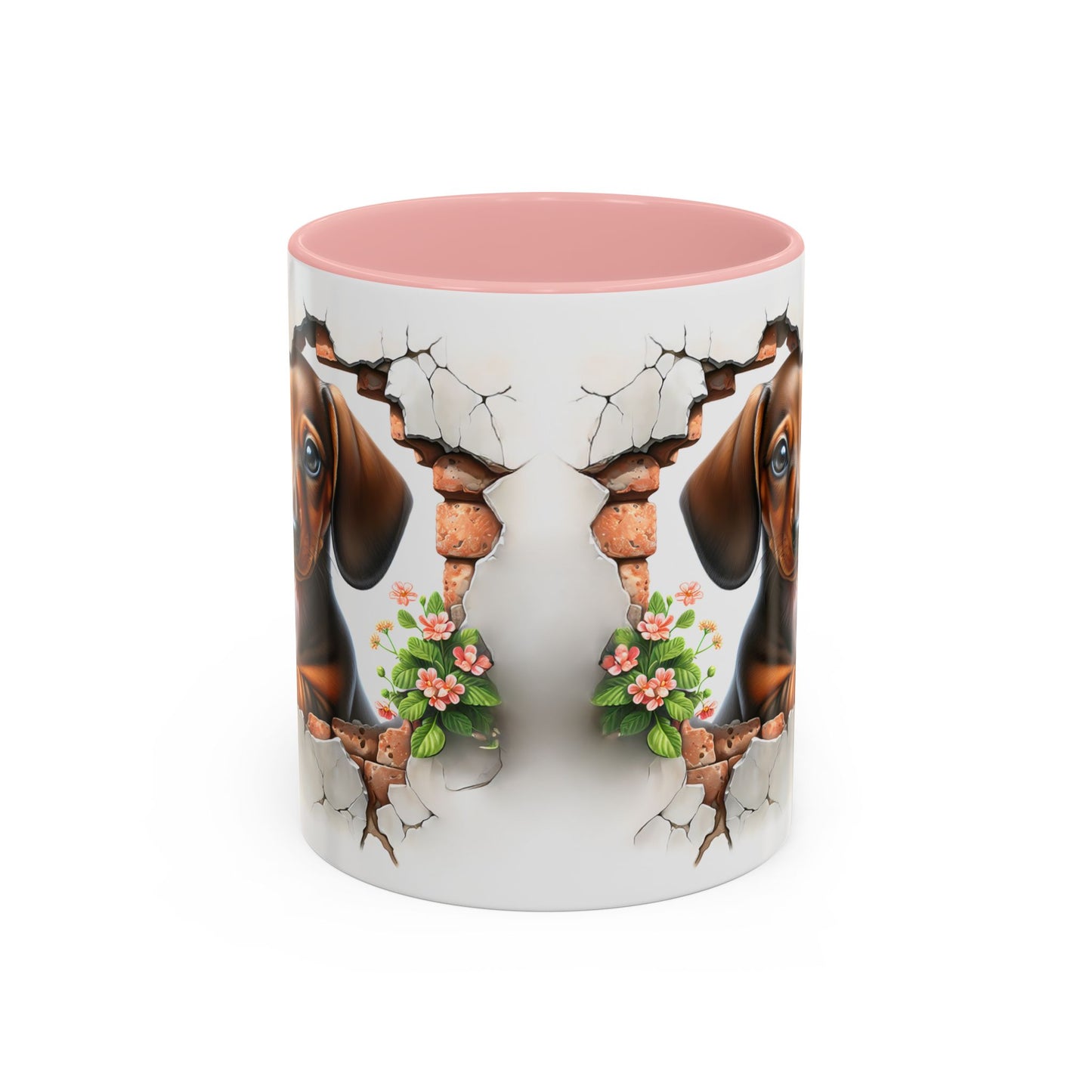 🐾🌭 Dachshund Puppy Accent Mug – Adorable Doxie Coffee Cup ☕❤️