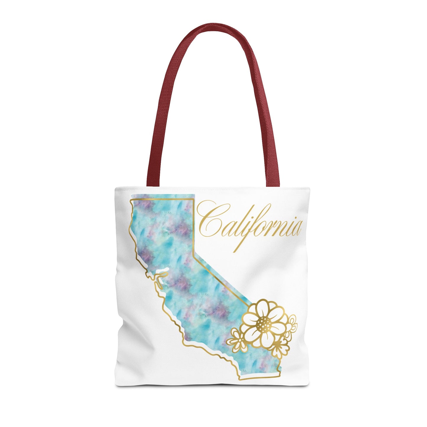 🌸 California State Floral Tote Bag – Elegant, Artistic & Practical 👜