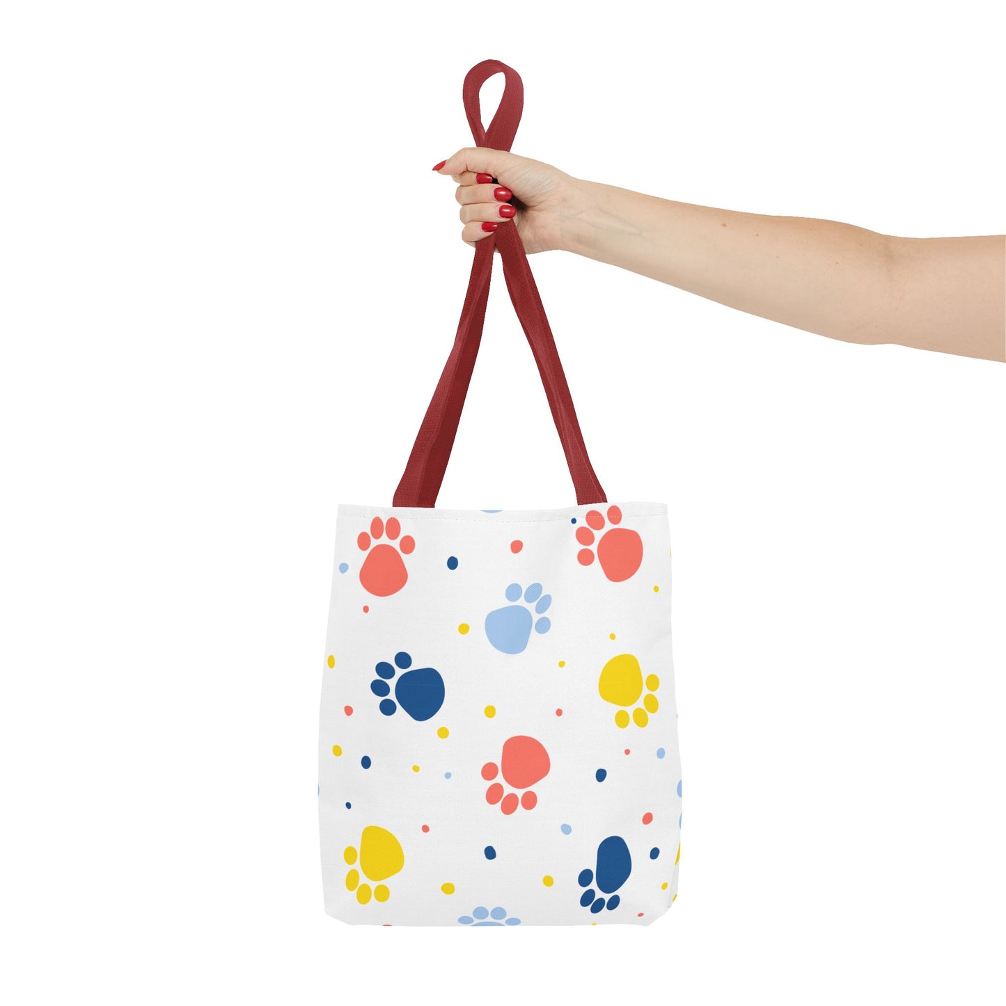 Bolsa de mano con estampado de patas | Para llevar a diario, ideal para amantes de las mascotas