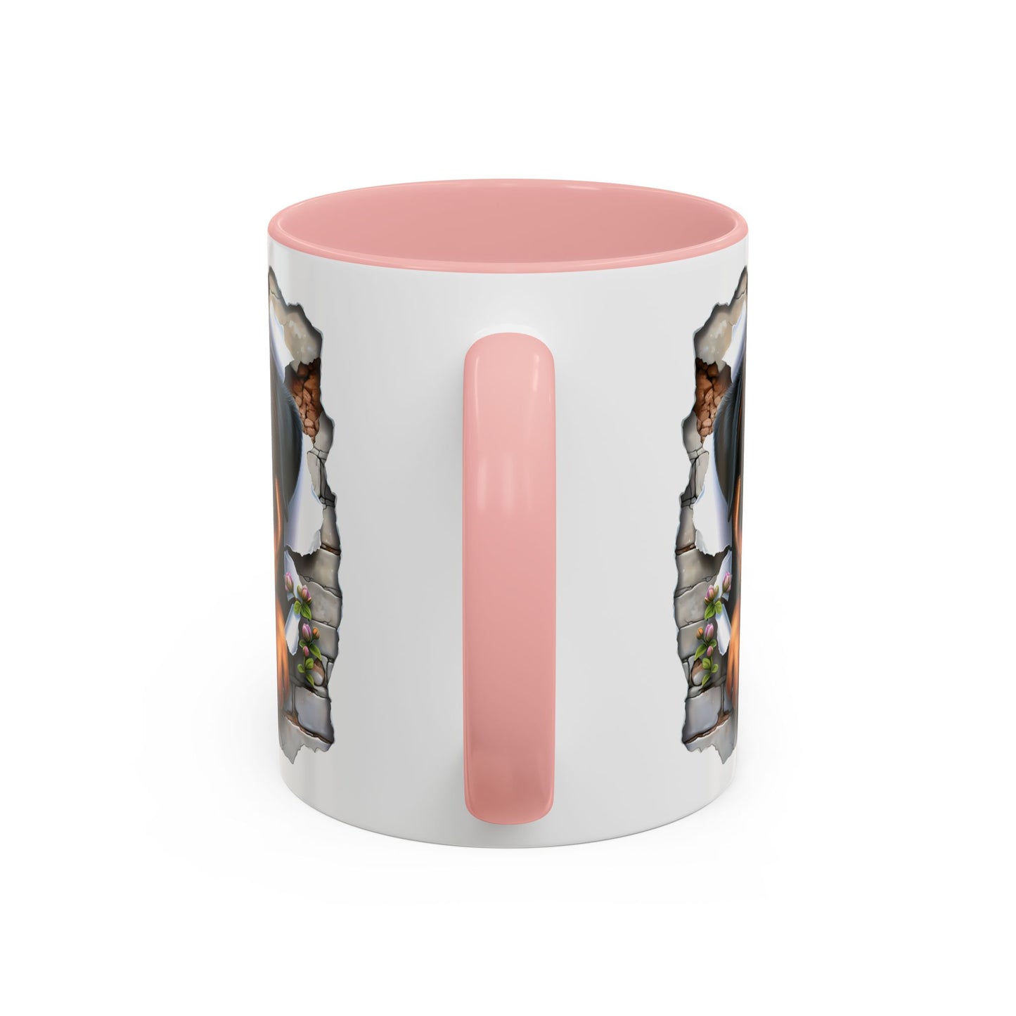 🐾☕ Rottweiler Puppy Accent Mug – Sweet Breakthrough Pup Design ✨