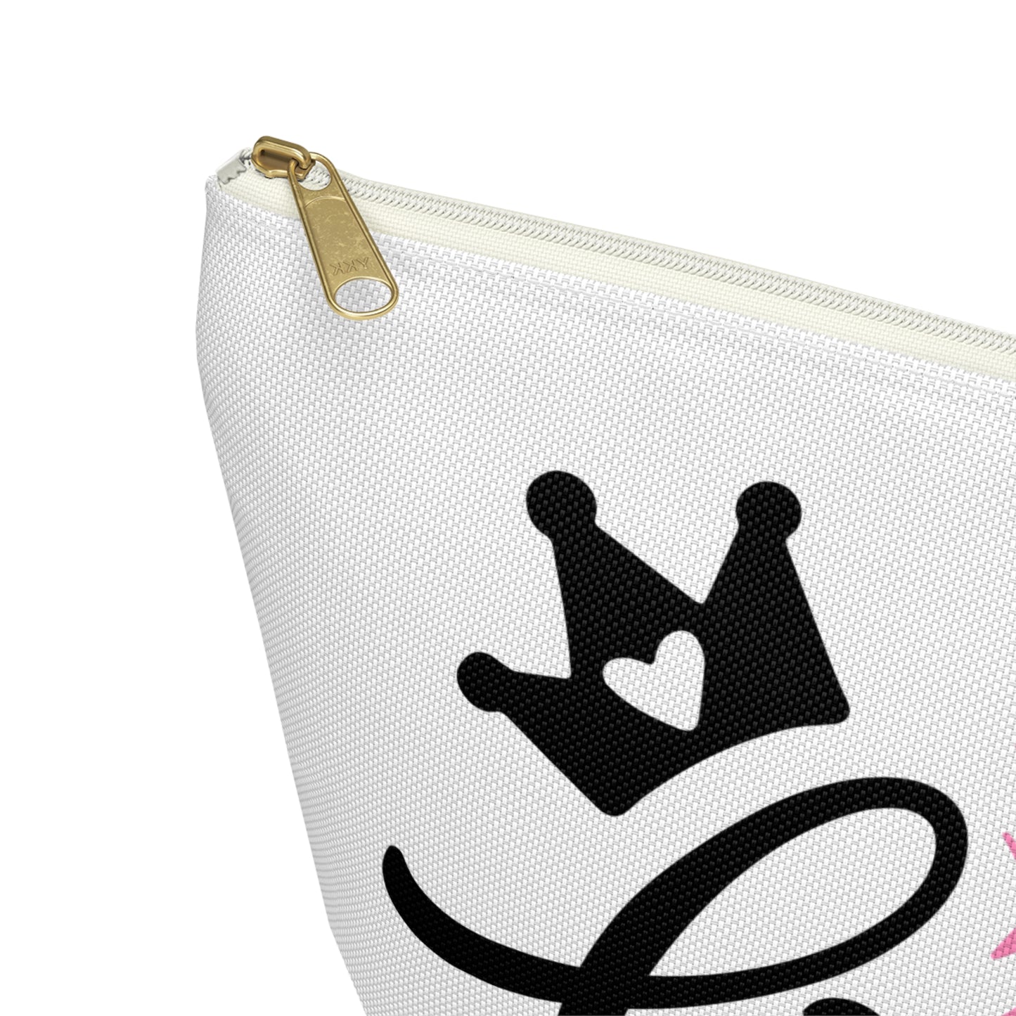 Accessory Pouch – "Makeup Queen" Pink Makeup Bag