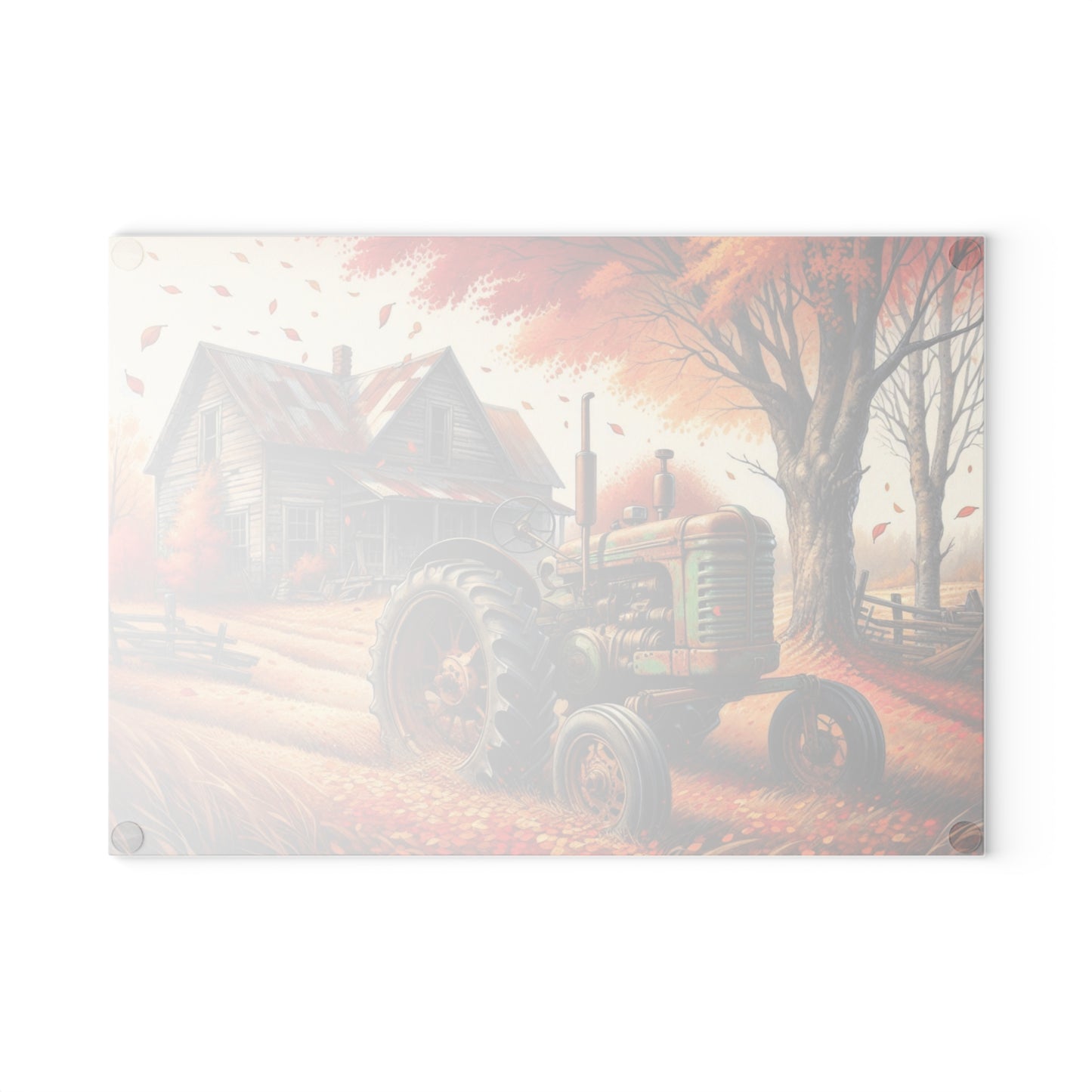 🚜 Rustic Tractor Cutting Board – Vintage Harvest Vibes for Your Farmhouse Kitchen