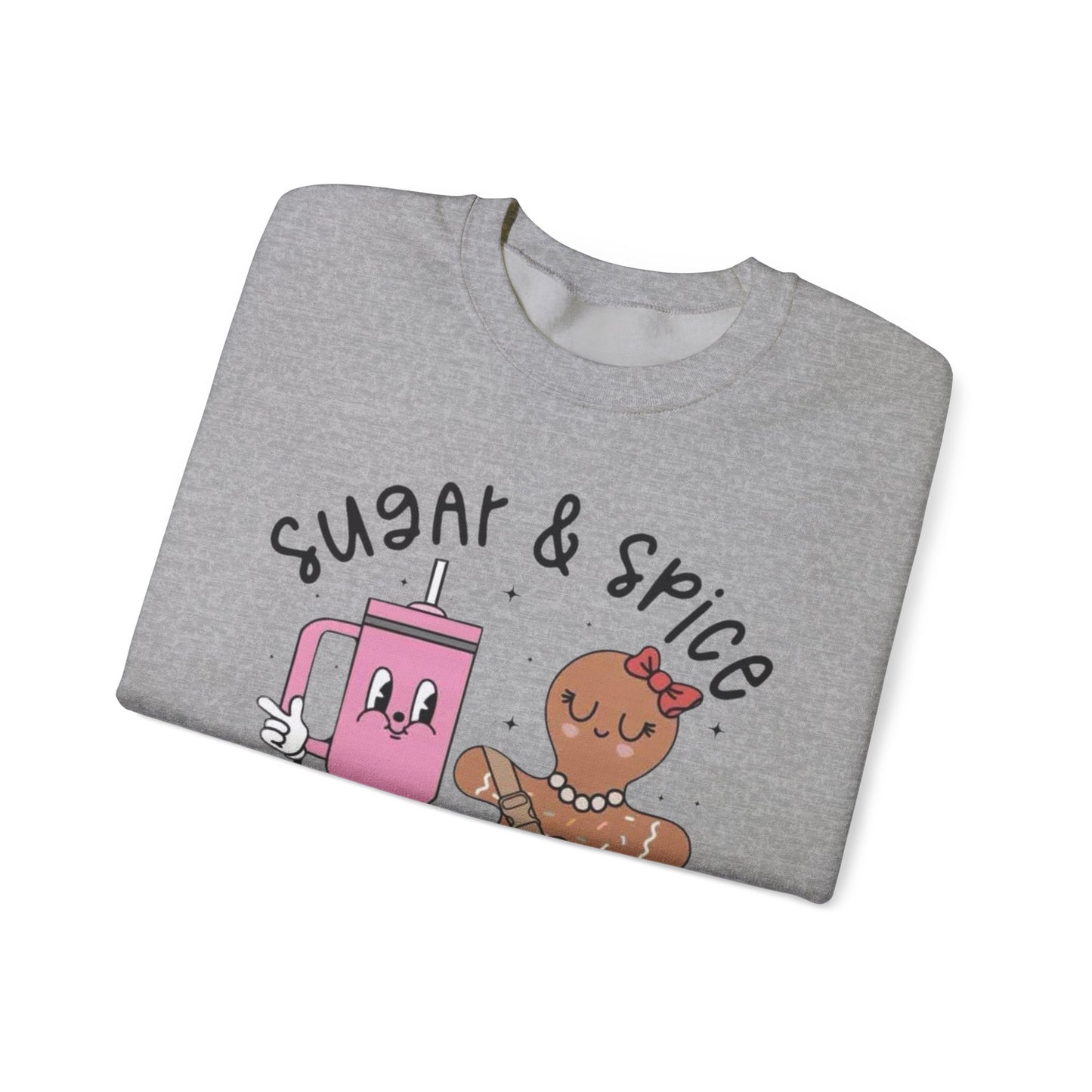 🍬✨ Sugar & Spice Sweatshirt – Sweet Gingerbread & Cozy Vibes 🎄☕