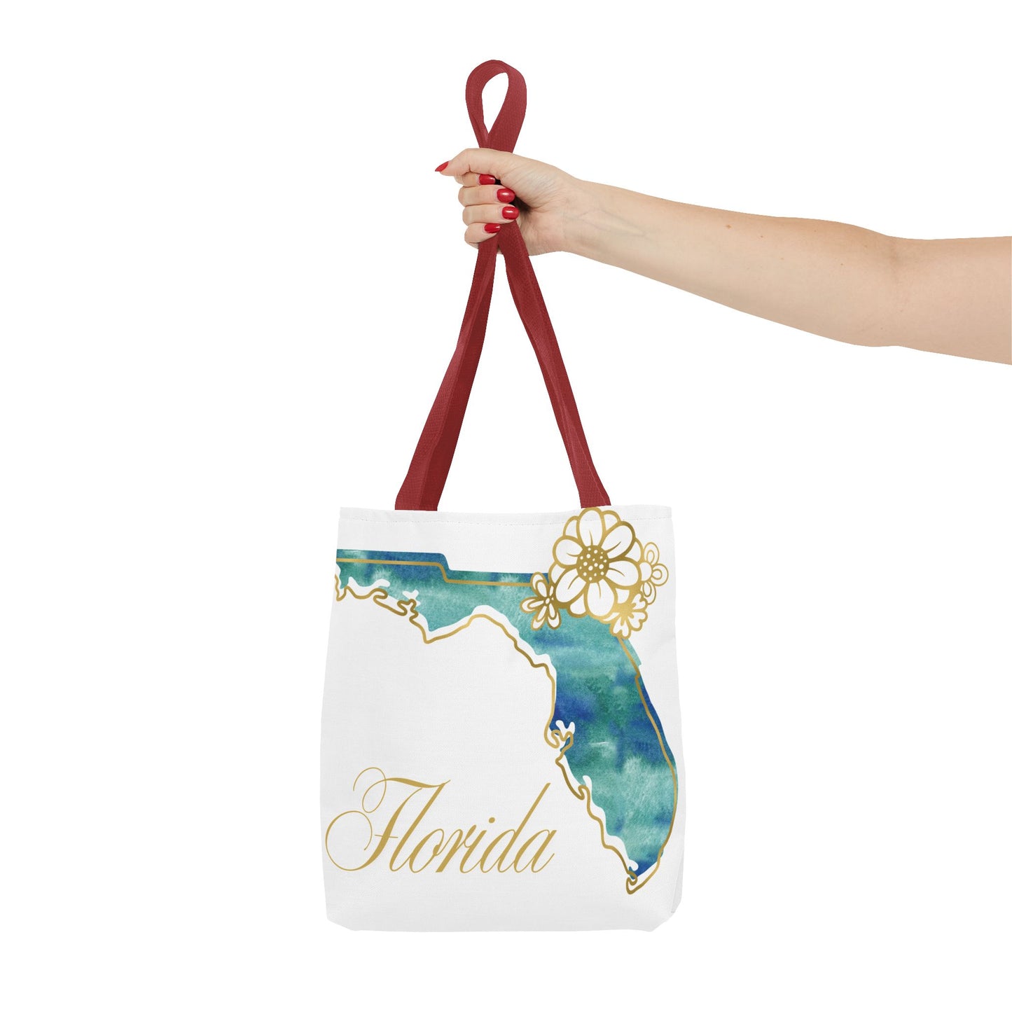 🌸 Florida State Floral Tote Bag – Elegant, Coastal & Practical 👜