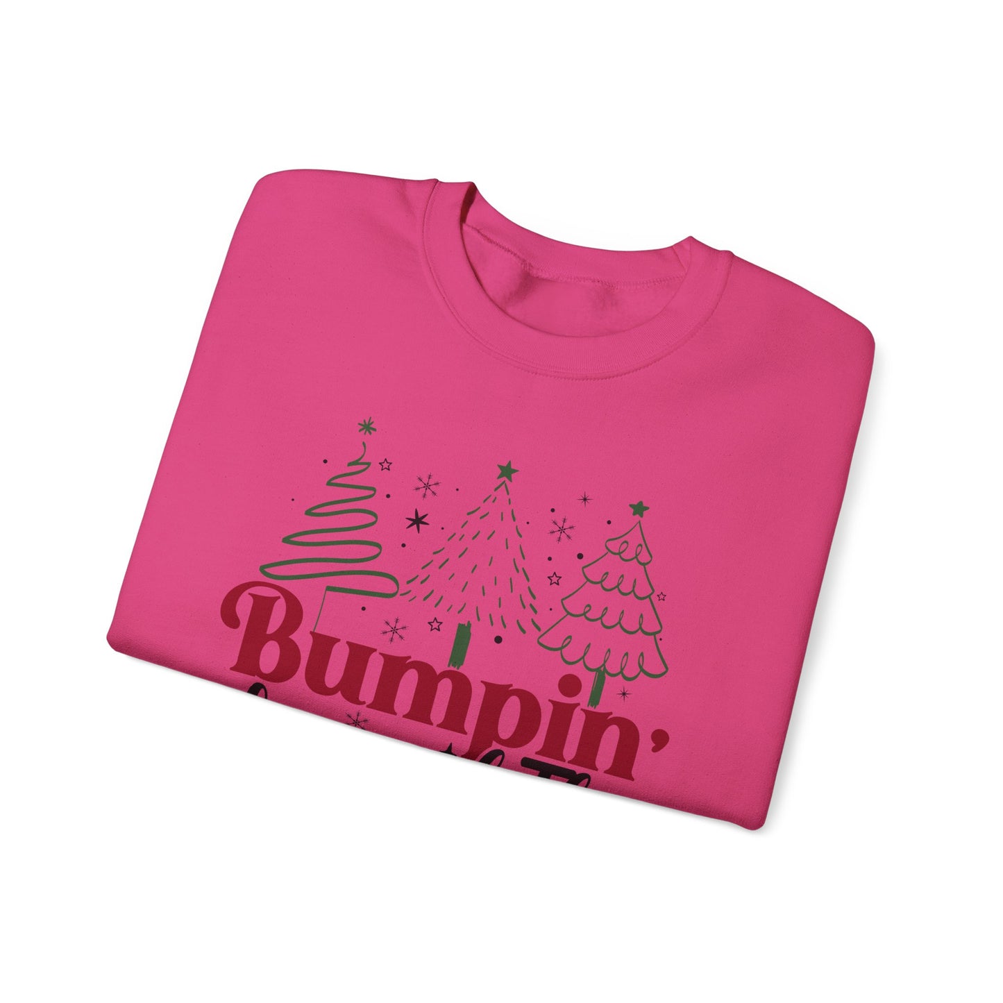 🎄👶 Bumpin’ Around the Christmas Tree Sweatshirt – Cute Holiday Maternity Top ❤️